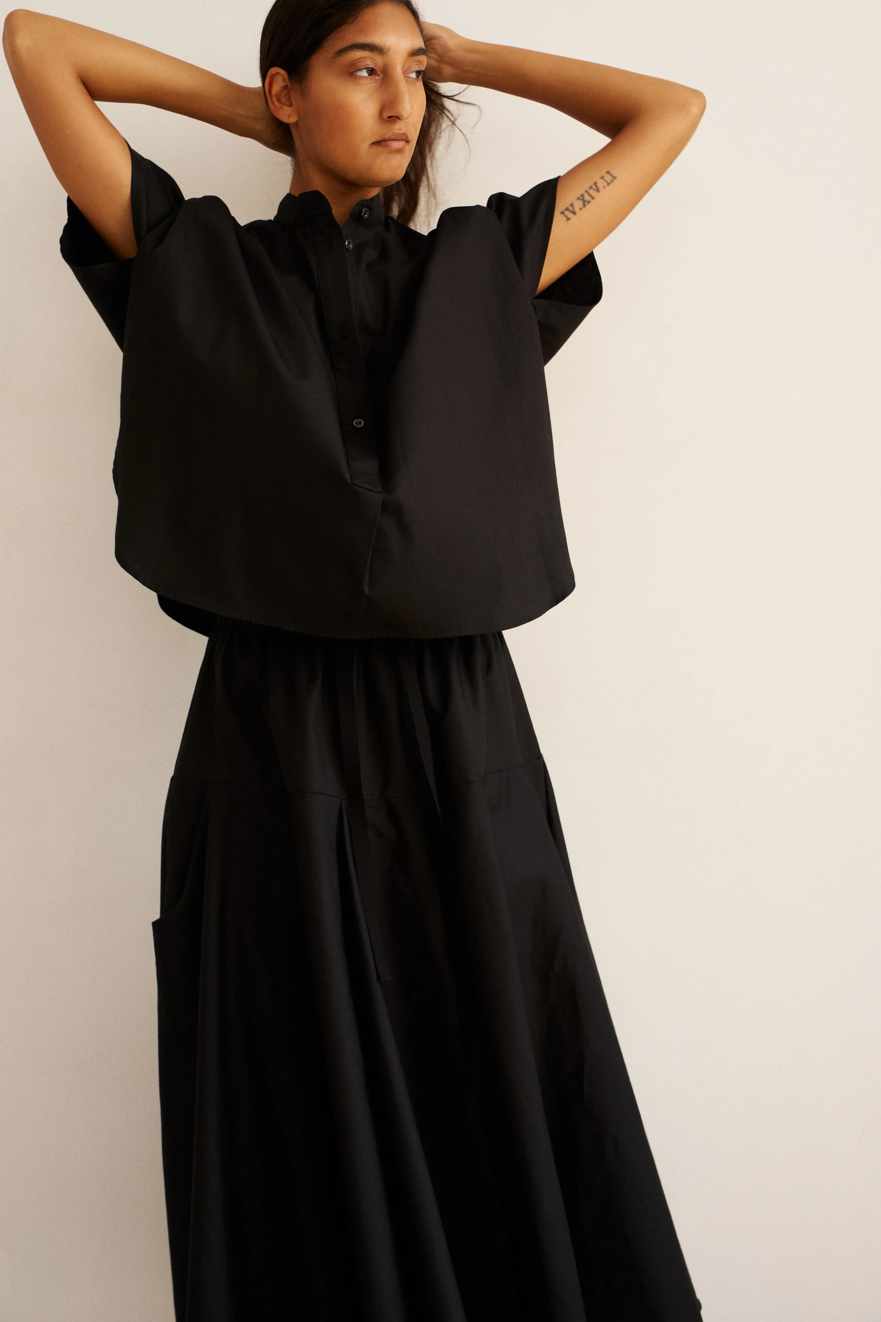 The Amalfi Shell in Black sold by Jamie Haller