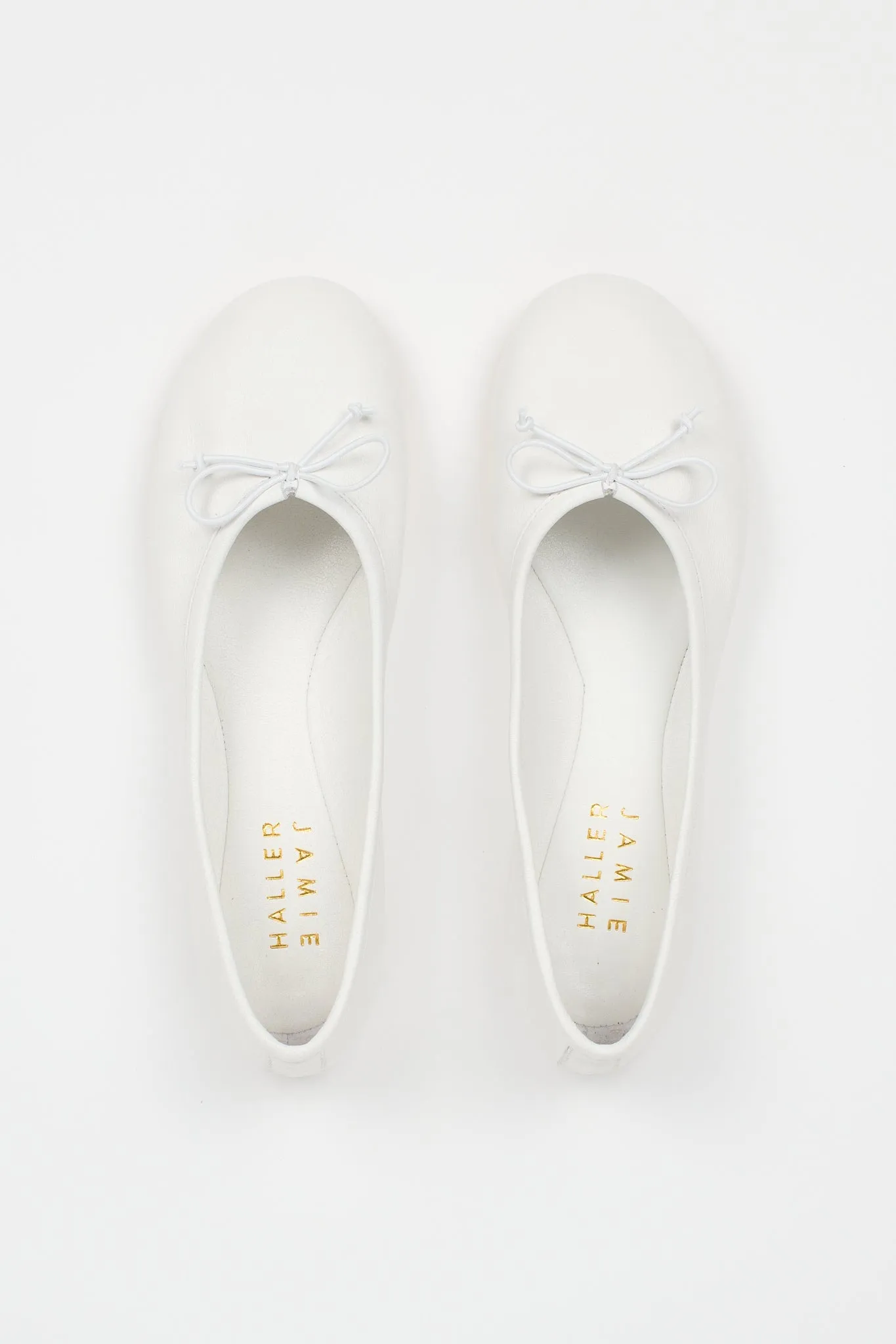 The Ballet Slipper in White sold by Jamie Haller
