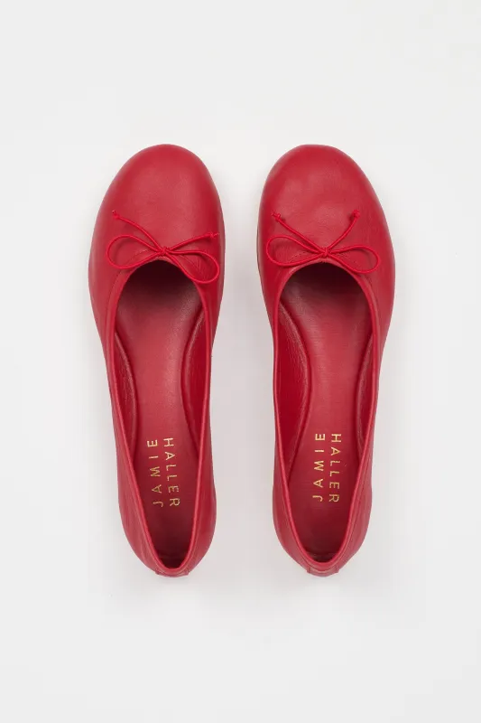 The Ballet Slipper in Red sold by Jamie Haller