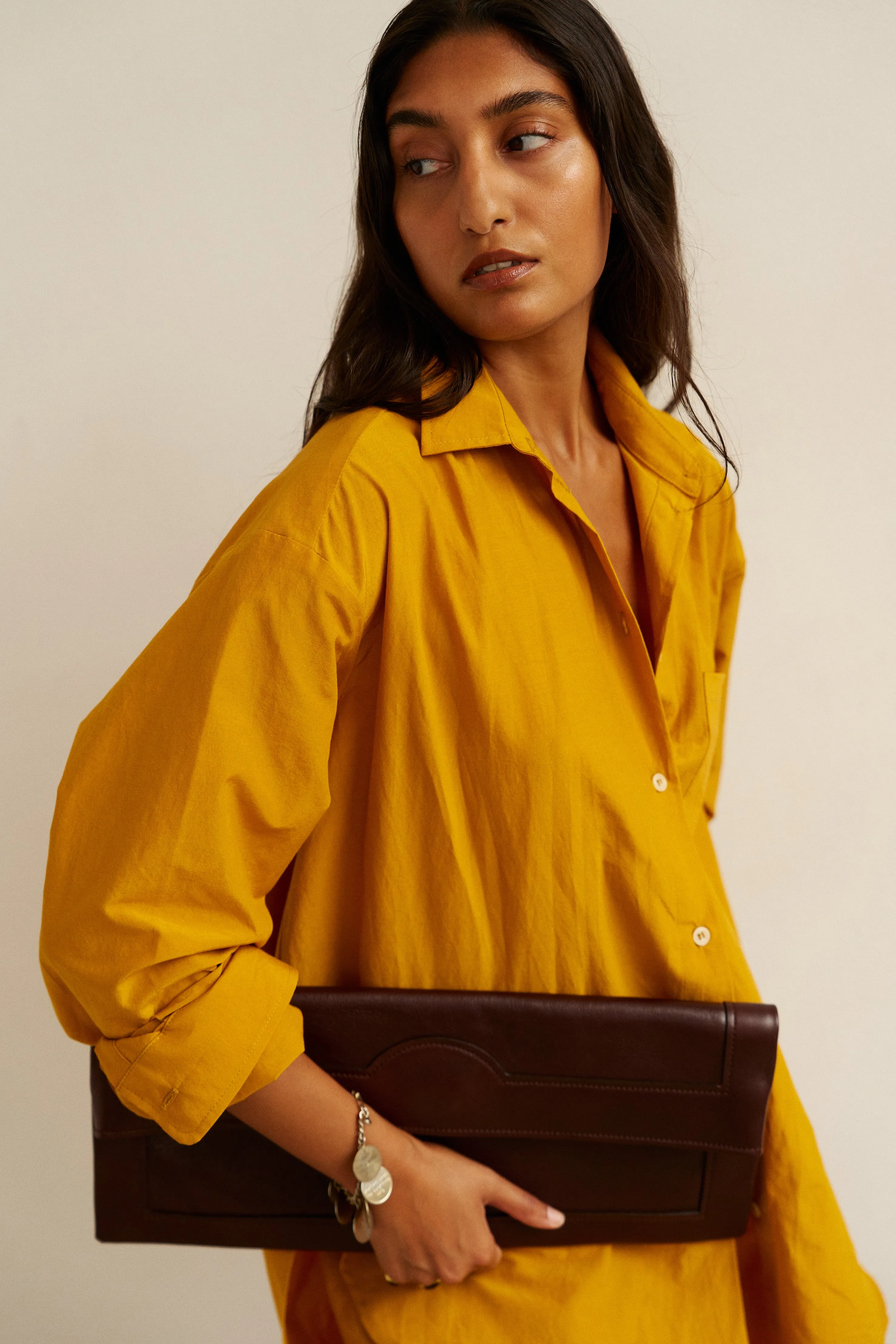 The Essential Shirt in Turmeric sold by Jamie Haller product image thumbnail 5