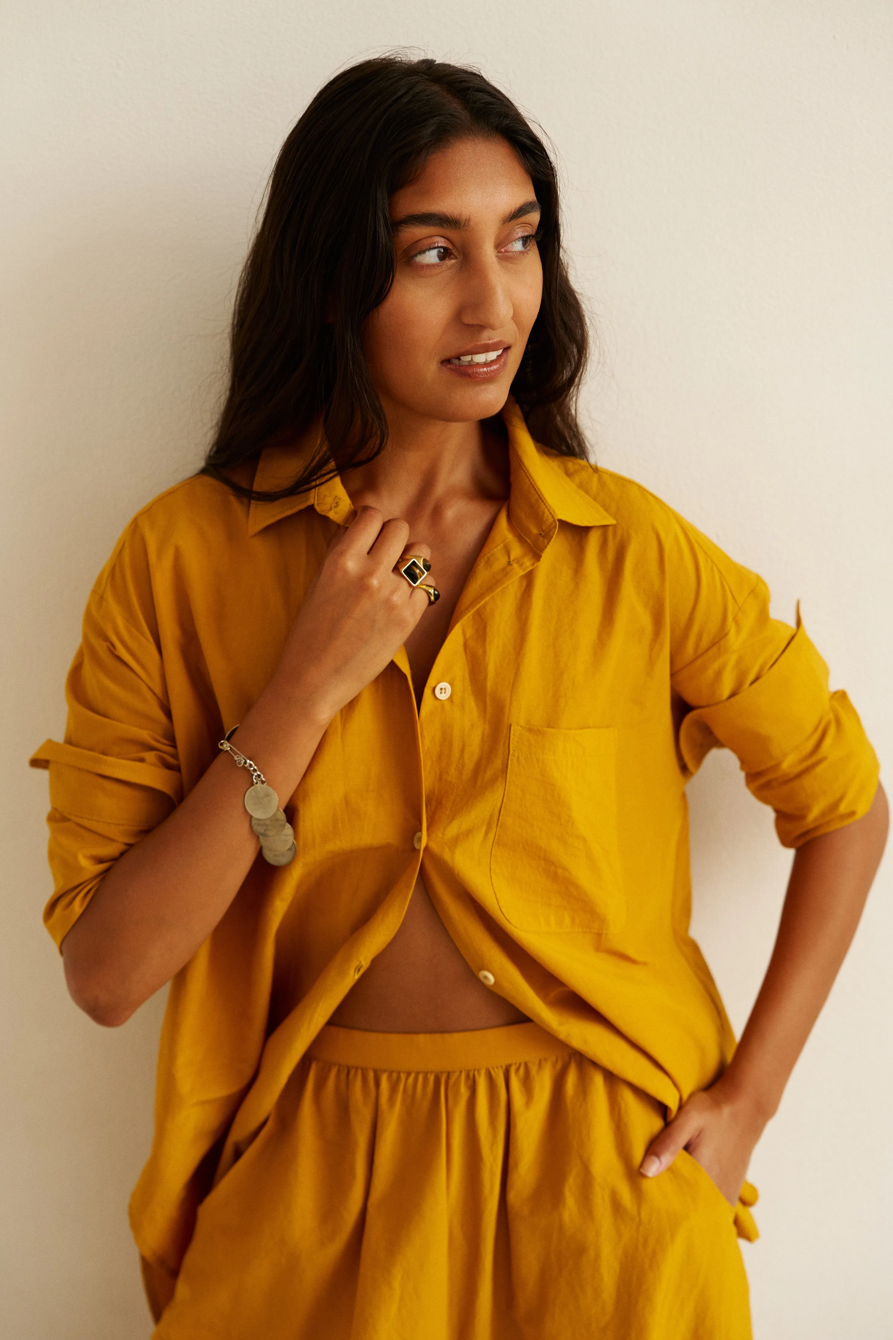 The Essential Shirt in Turmeric sold by Jamie Haller product image thumbnail 2