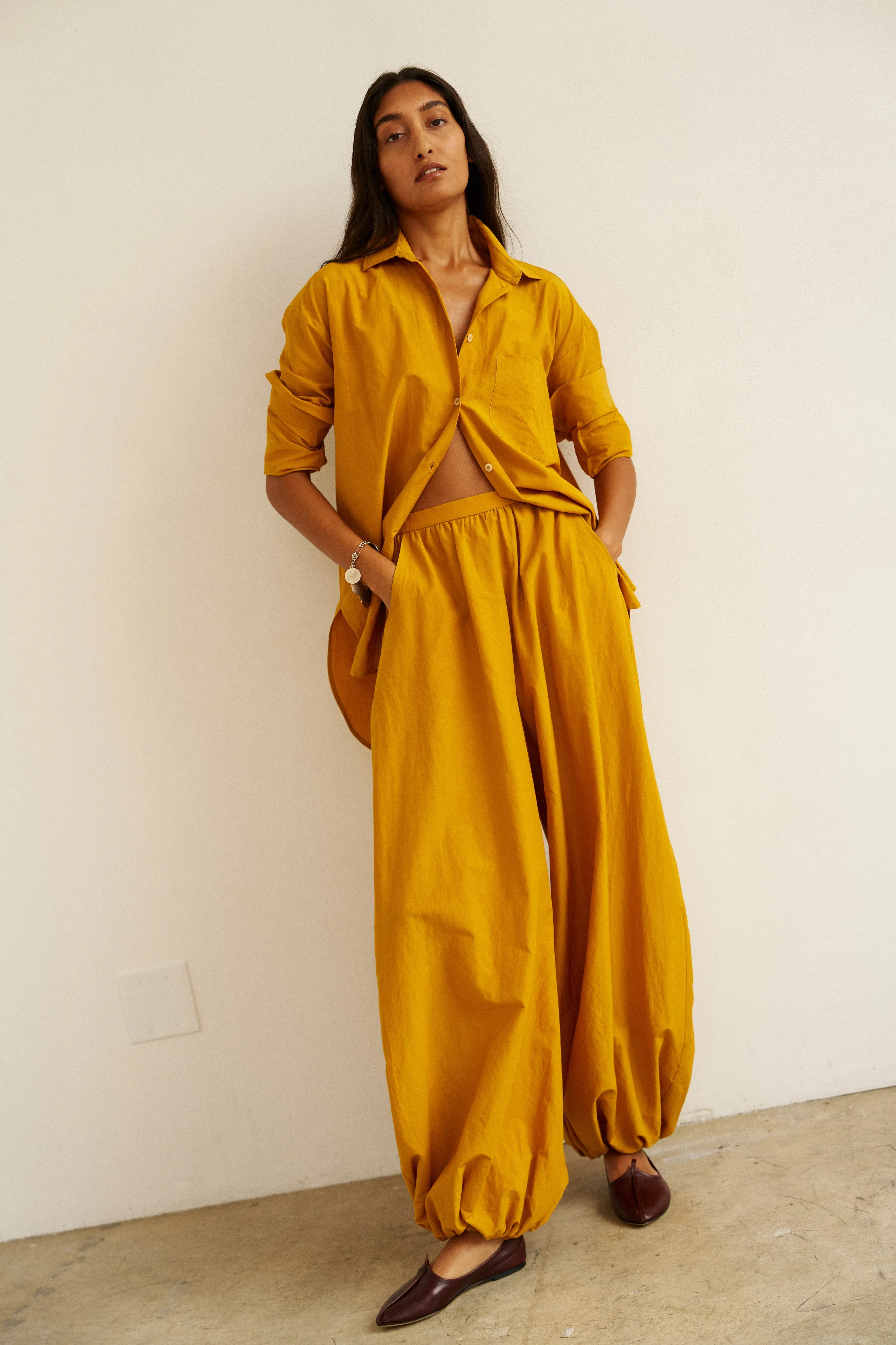 The Essential Shirt in Turmeric sold by Jamie Haller product image thumbnail 4