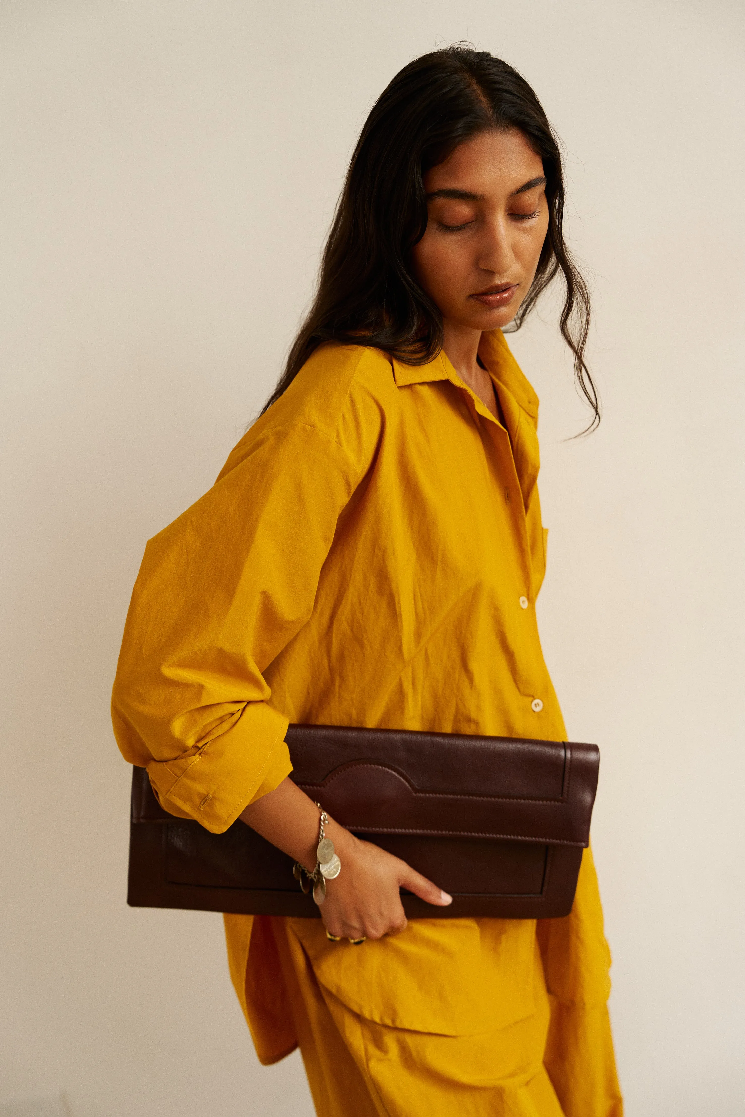 The Essential Shirt in Turmeric sold by Jamie Haller product image thumbnail 3