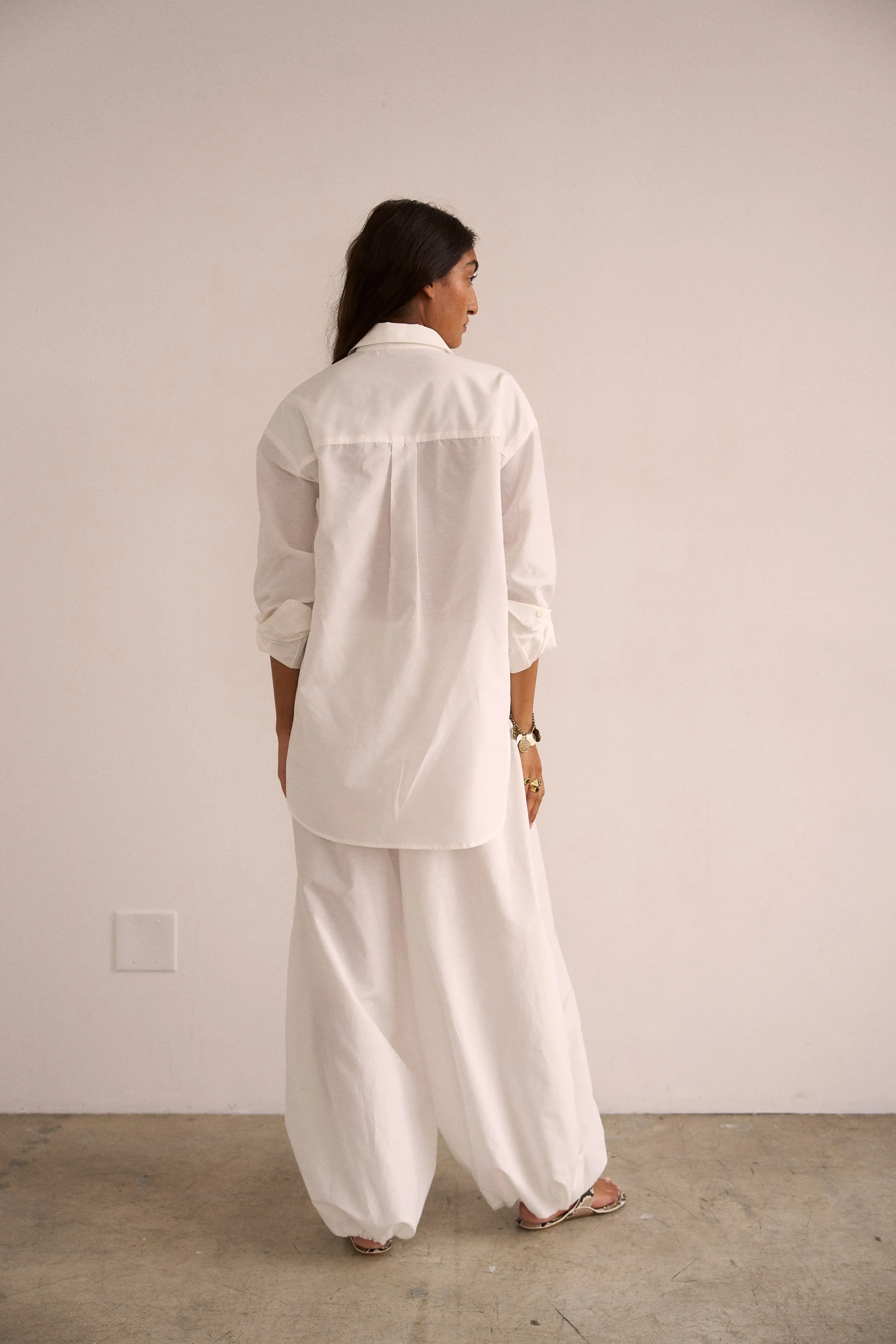 The Balloon Pant in White sold by Jamie Haller product image thumbnail 4