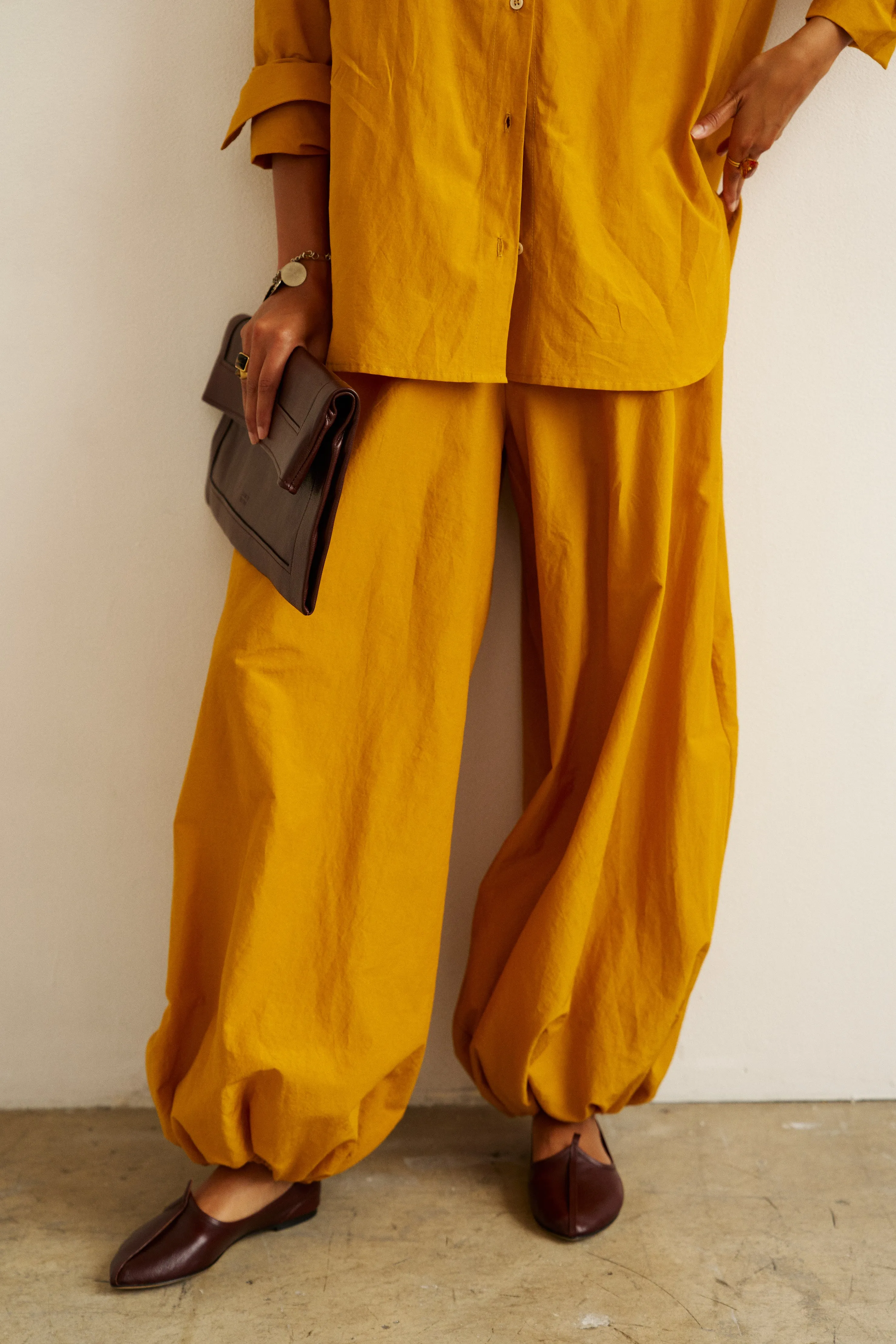 The Balloon Pant in Turmeric sold by Jamie Haller product image thumbnail 2