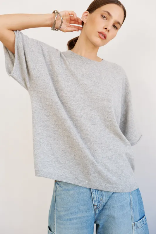 The Cashmere Tee in Oxford made by Jamie Haller