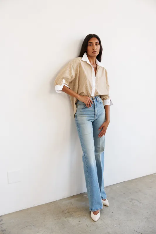 The Crease Jean in Beach Indigo made by Jamie Haller
