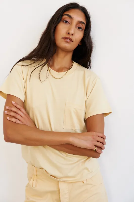The Pocket Tee in Butter made by Jamie Haller
