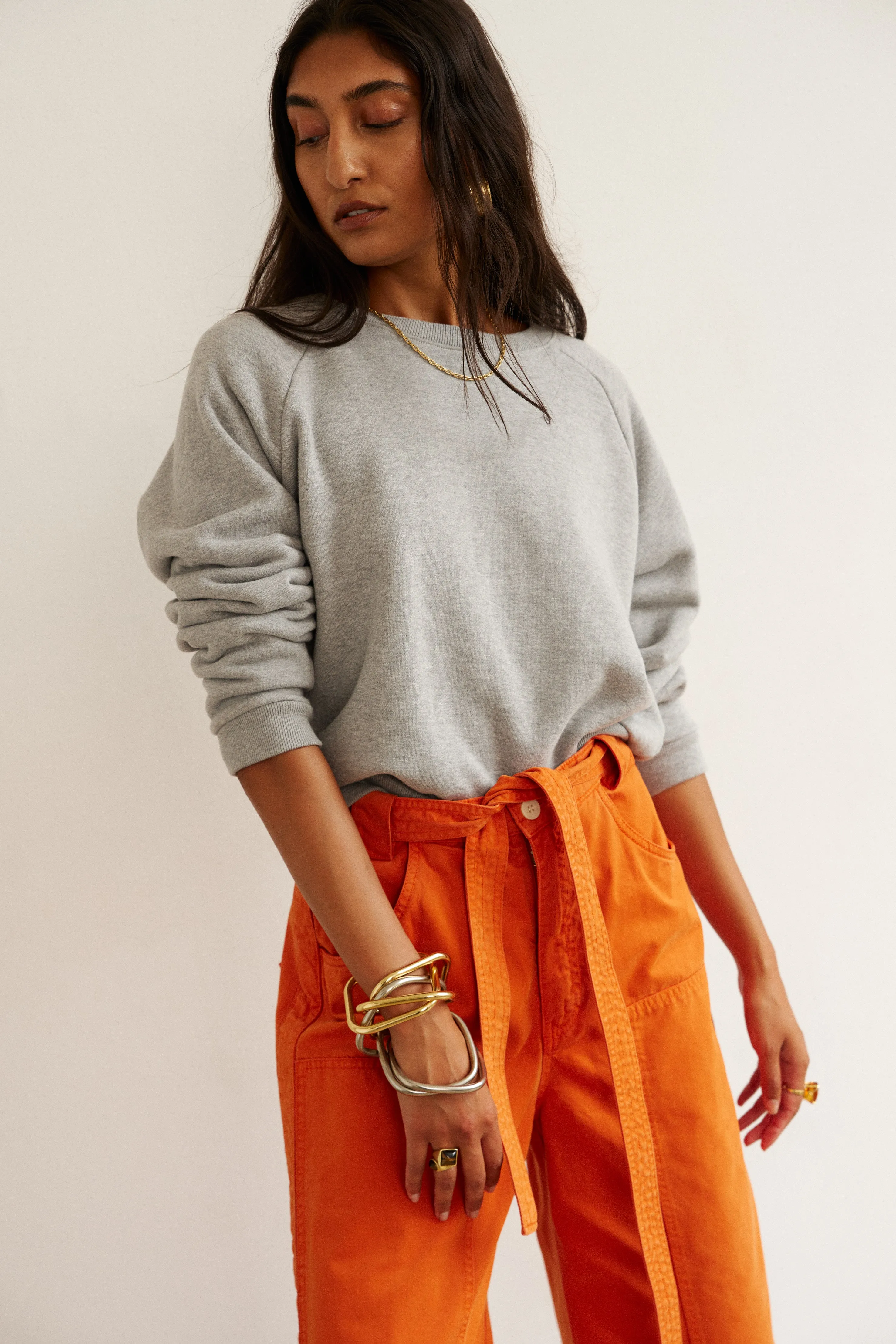 The Daily Sweatshirt in Heather Grey sold by Jamie Haller product image thumbnail 5