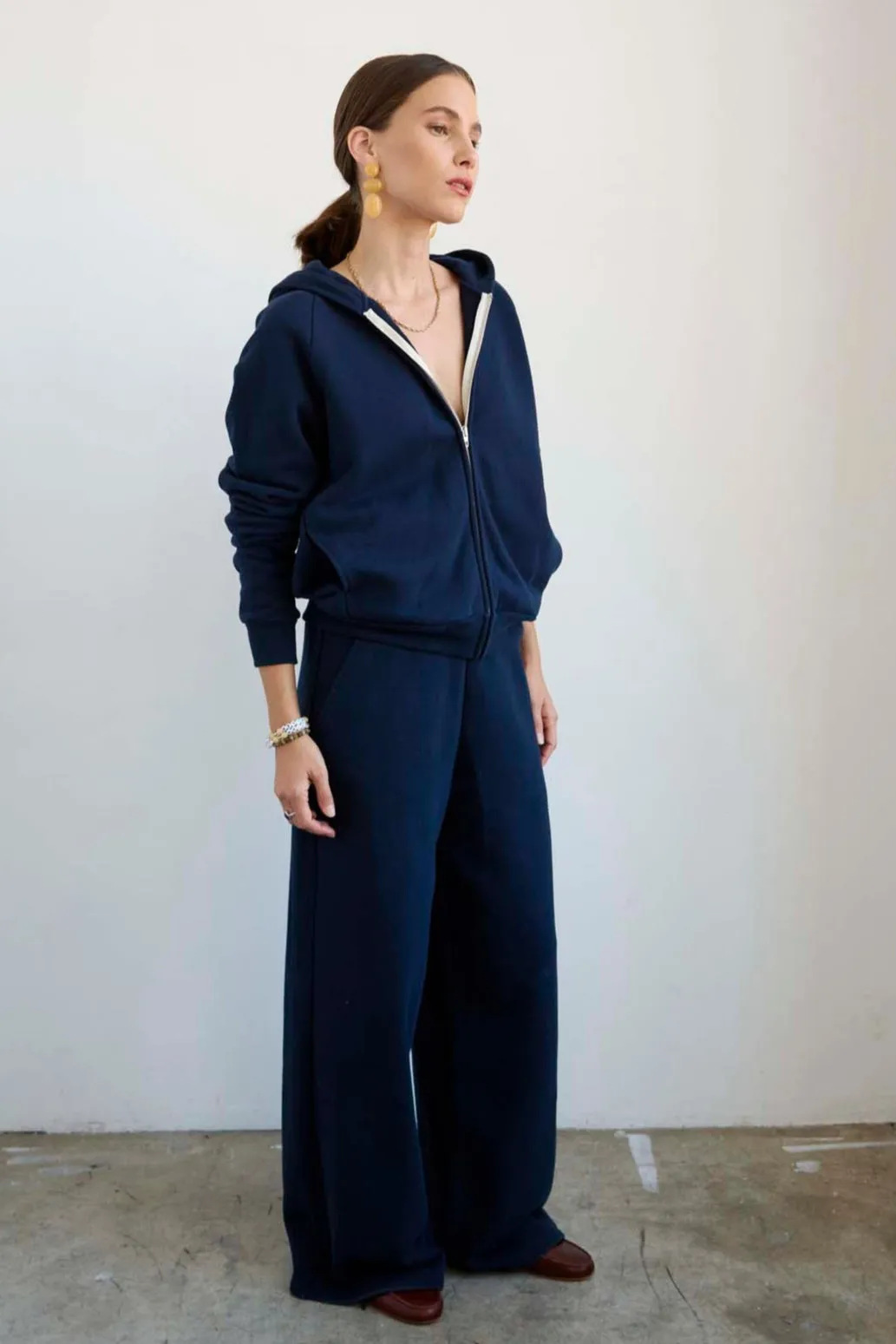 The Bird Hoodie in Navy sold by Jamie Haller product image thumbnail 3