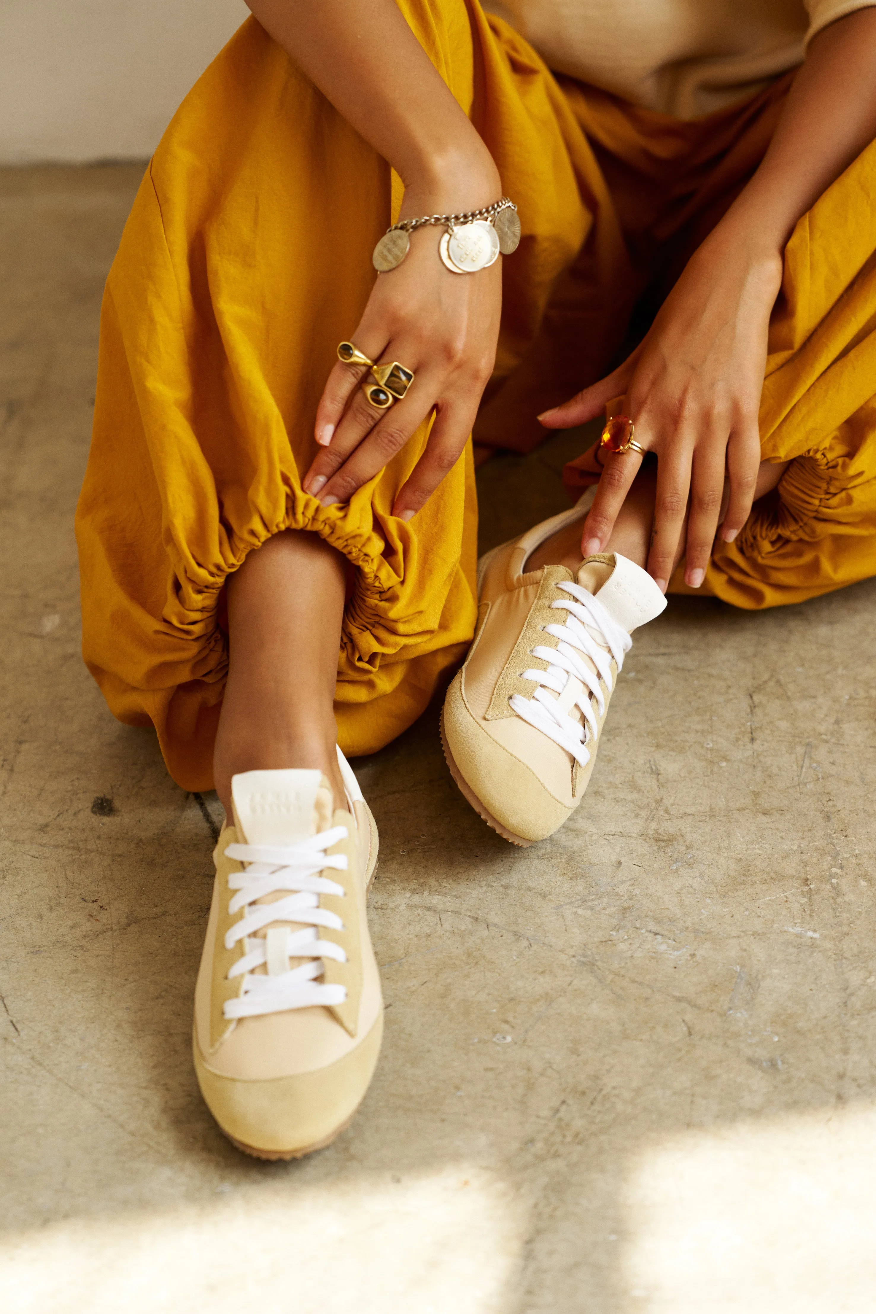 The Saccheto Sneaker in Butter sold by Jamie Haller product image thumbnail 3