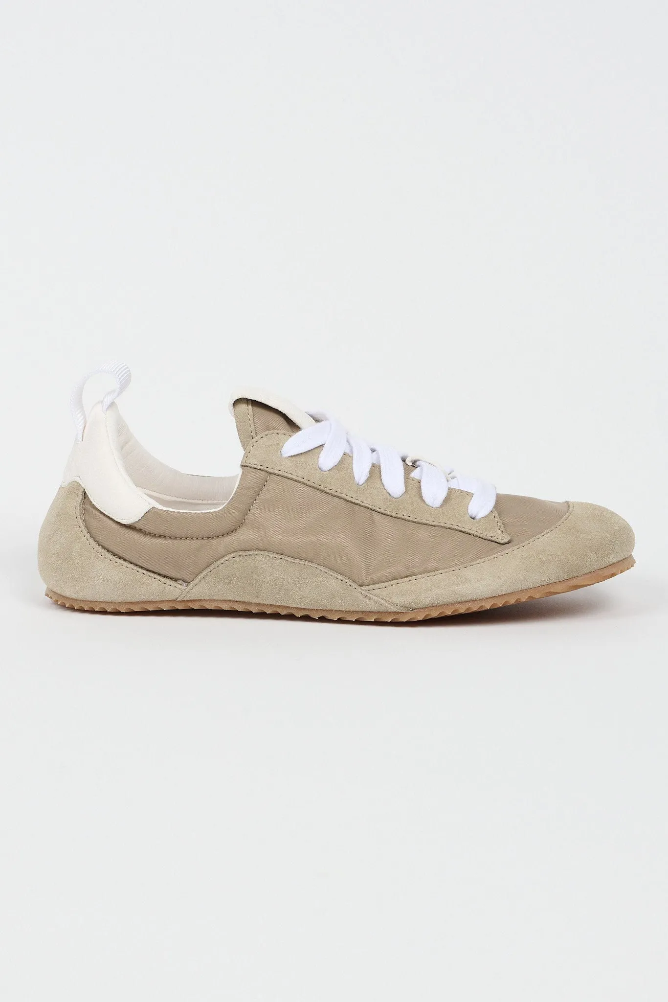 The Saccheto Sneaker in Taupe sold by Jamie Haller