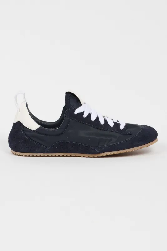 The Saccheto Sneaker in Navy sold by Jamie Haller