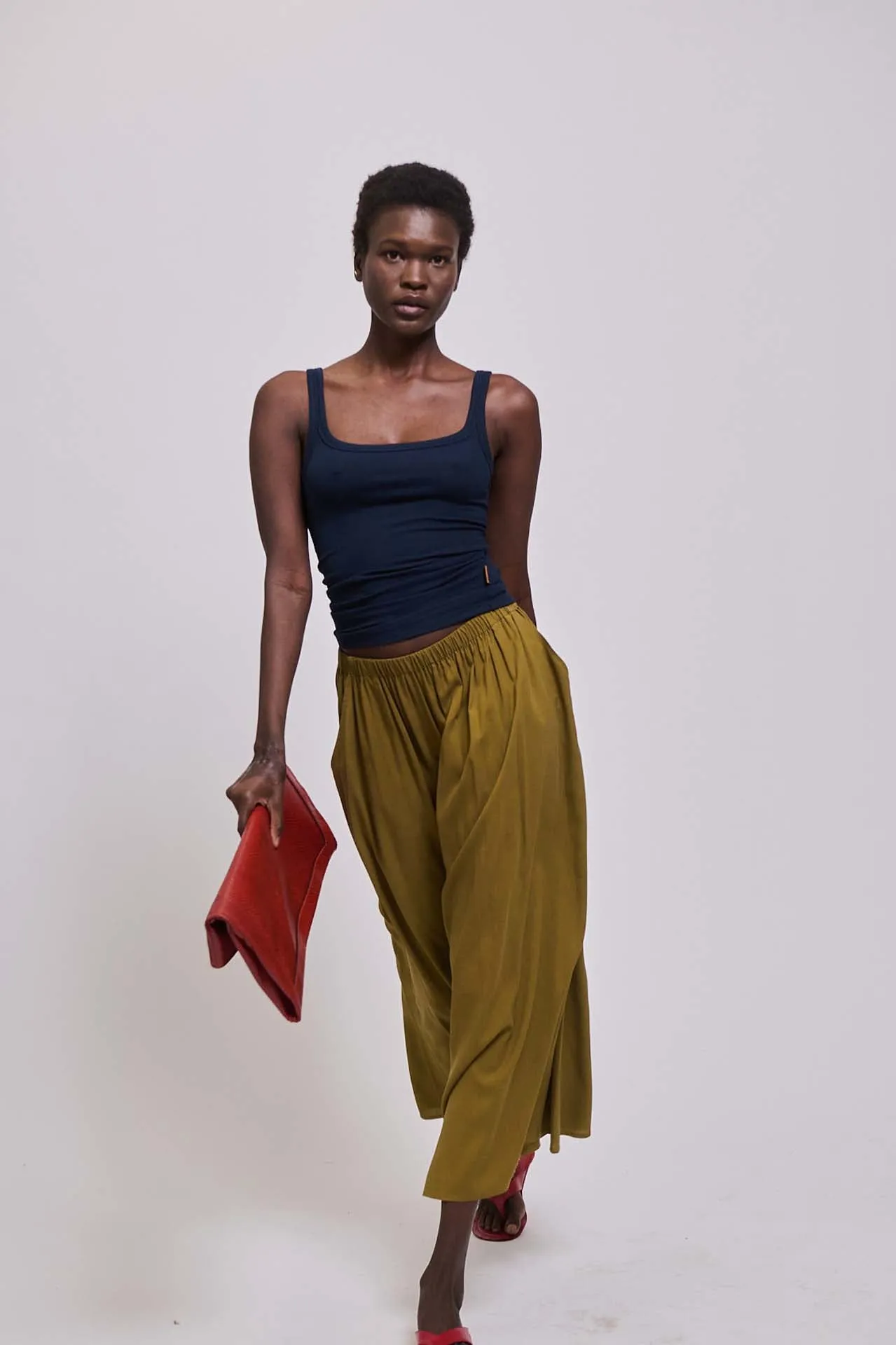 The Document Clutch in Red Snake sold by Jamie Haller product image thumbnail 3