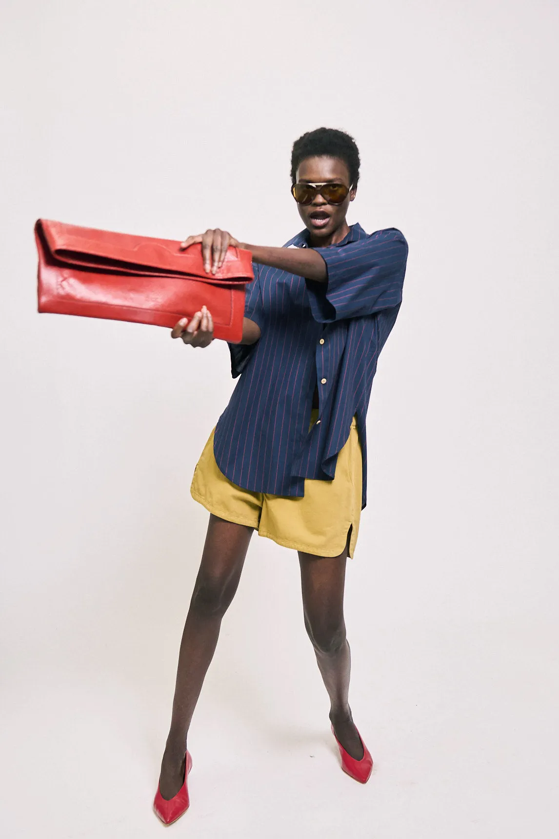 The Document Clutch in Red Snake sold by Jamie Haller product image thumbnail 4