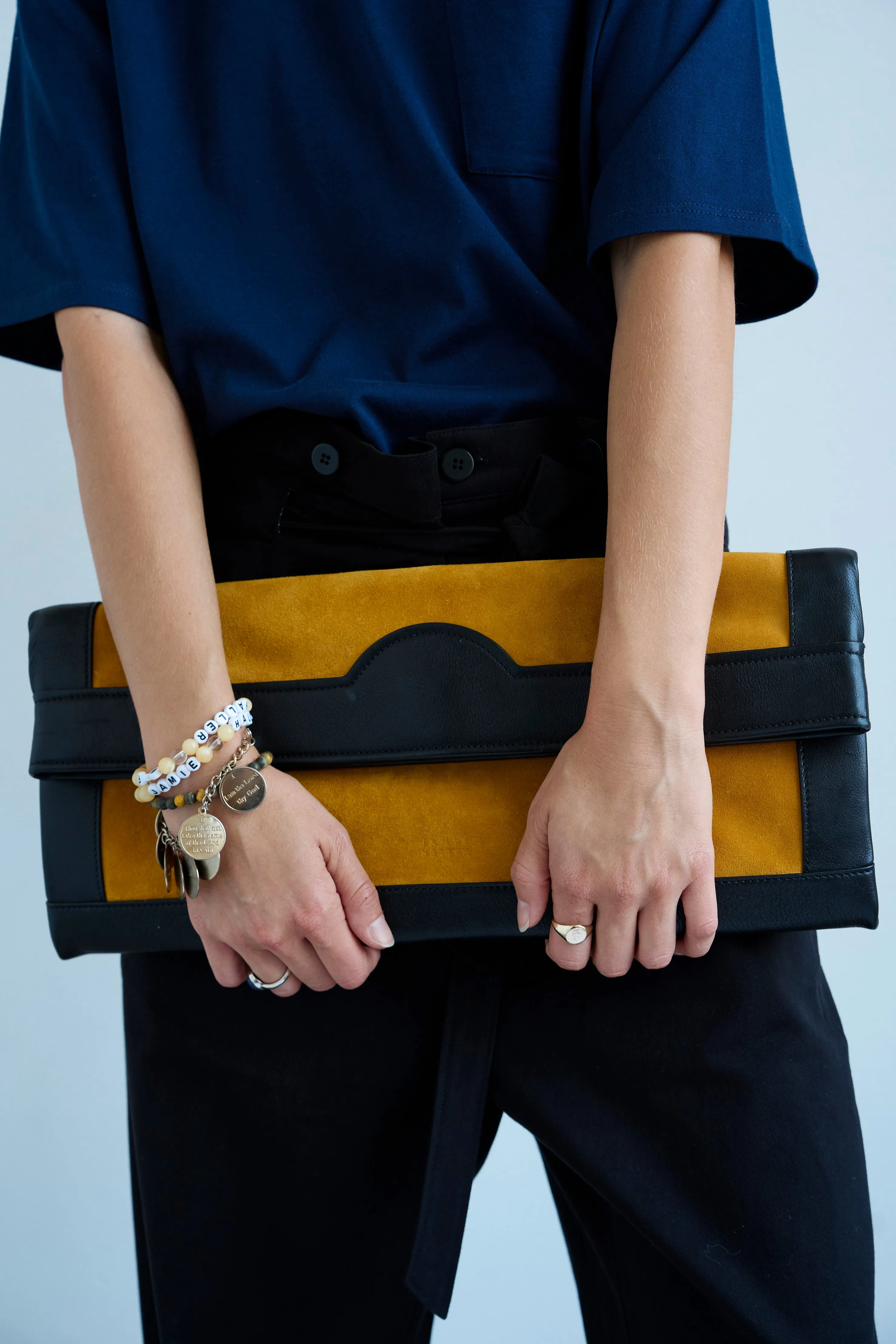 The Document Clutch in Yellow / Black sold by Jamie Haller product image thumbnail 5