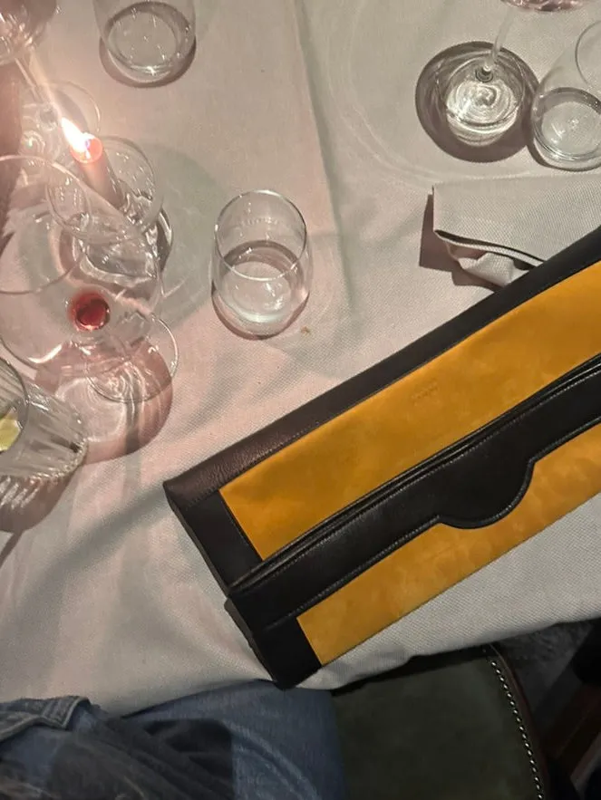 The Document Clutch in Yellow / Black sold by Jamie Haller product image thumbnail 2