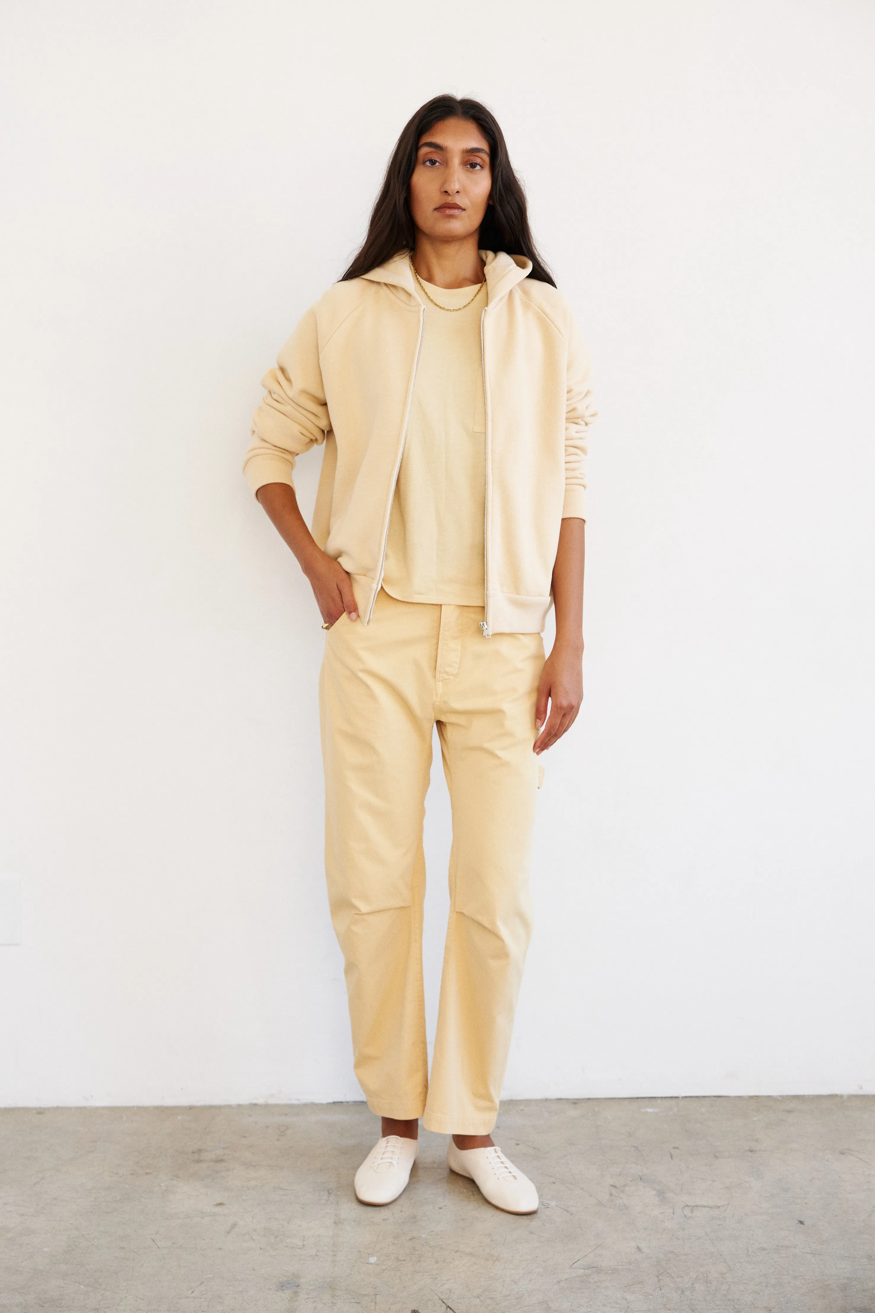 The Bird Hoodie in Butter sold by Jamie Haller product image thumbnail 4