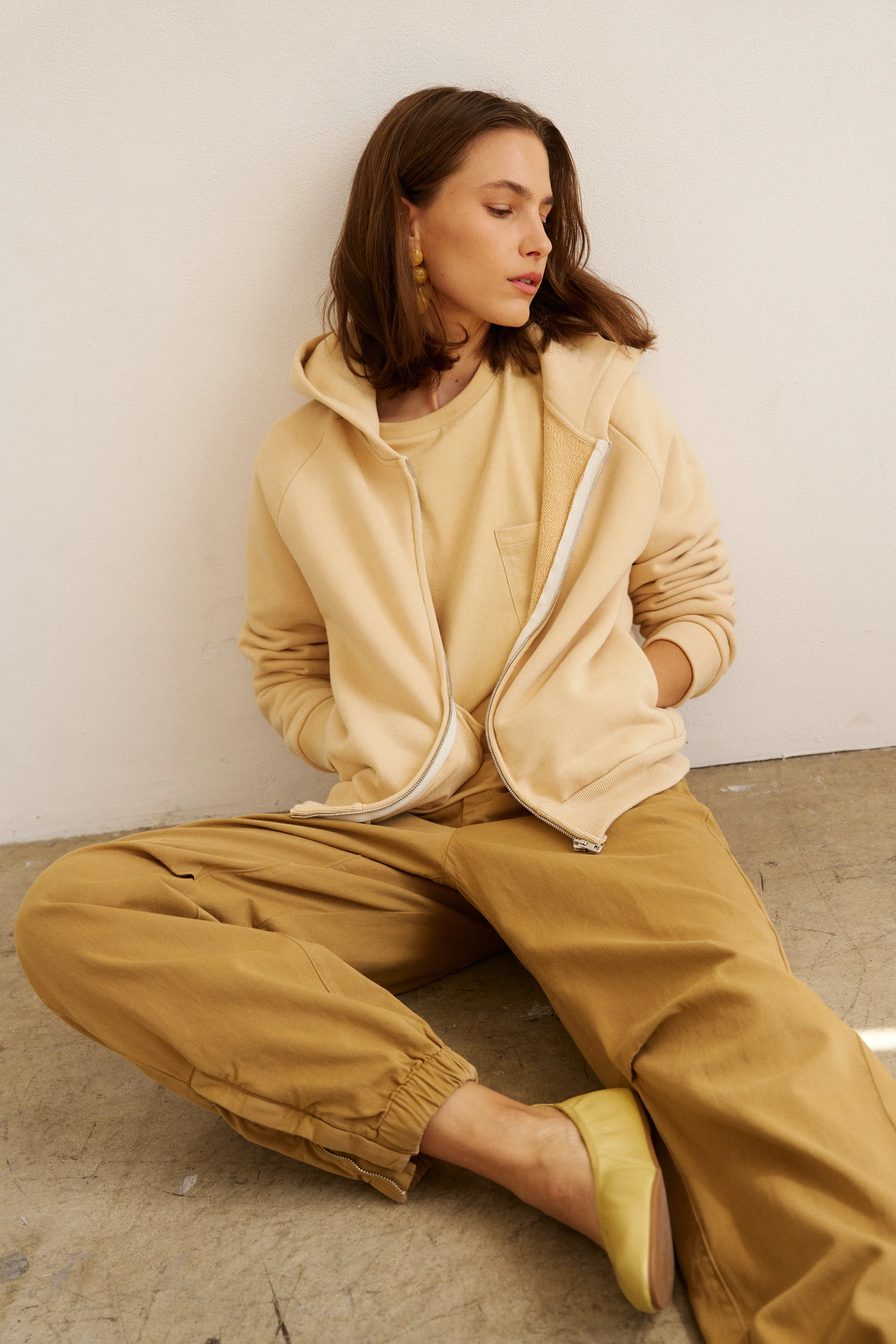 The Bird Hoodie in Butter sold by Jamie Haller product image thumbnail 5