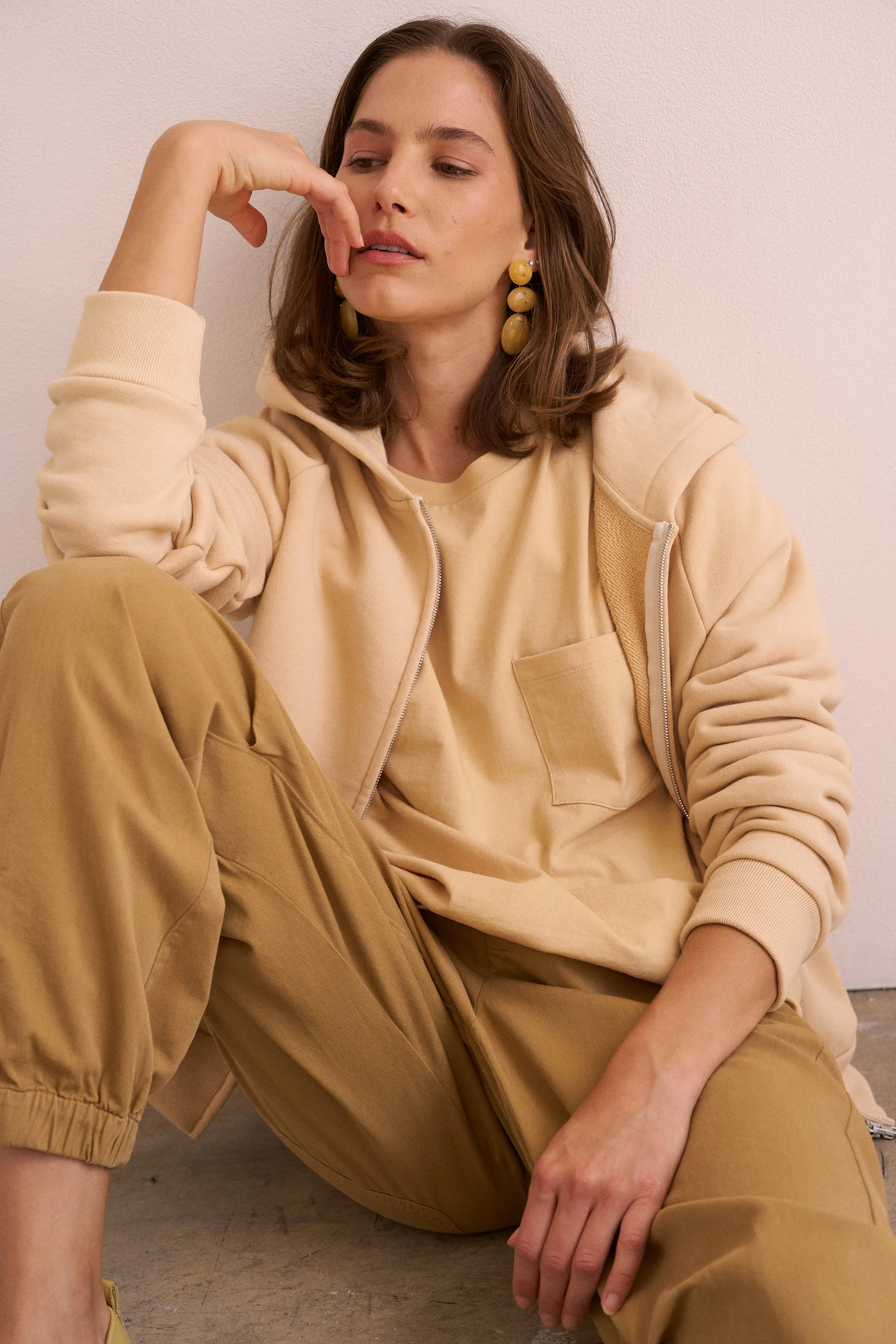 The Bird Hoodie in Butter sold by Jamie Haller product image thumbnail 2