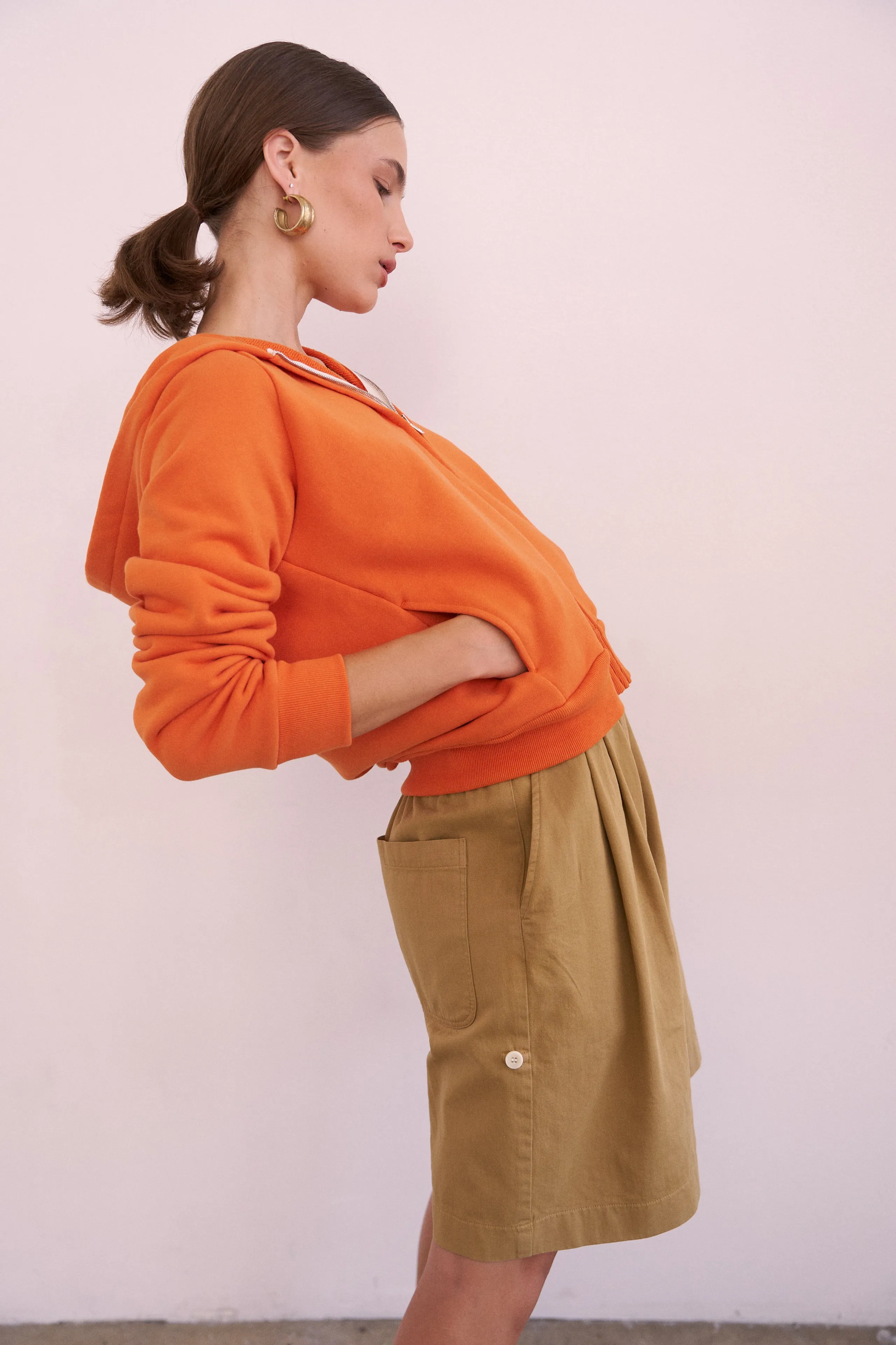 The Bird Hoodie in Orange sold by Jamie Haller product image thumbnail 2