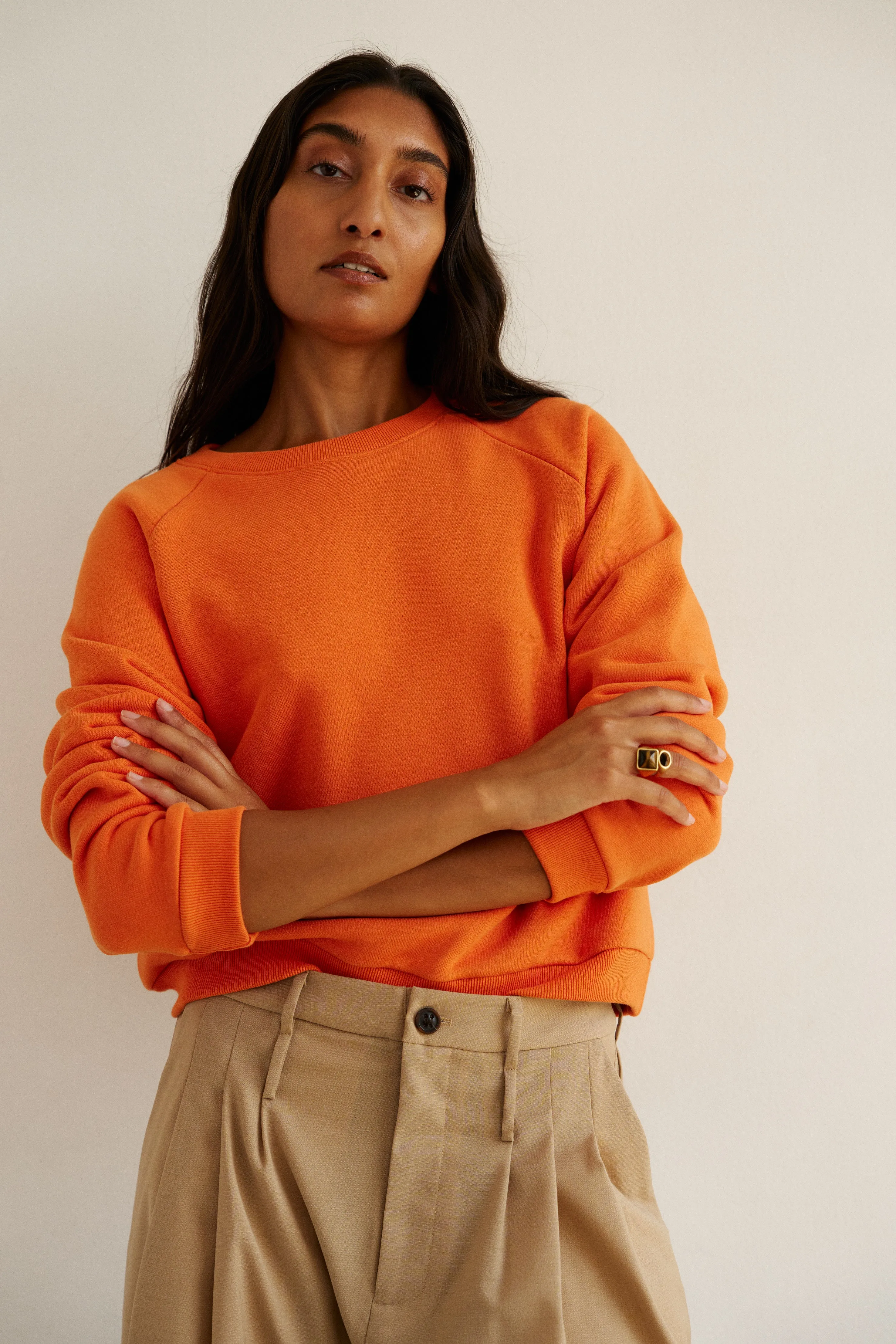 The Daily Sweatshirt in Orange sold by Jamie Haller product image thumbnail 4