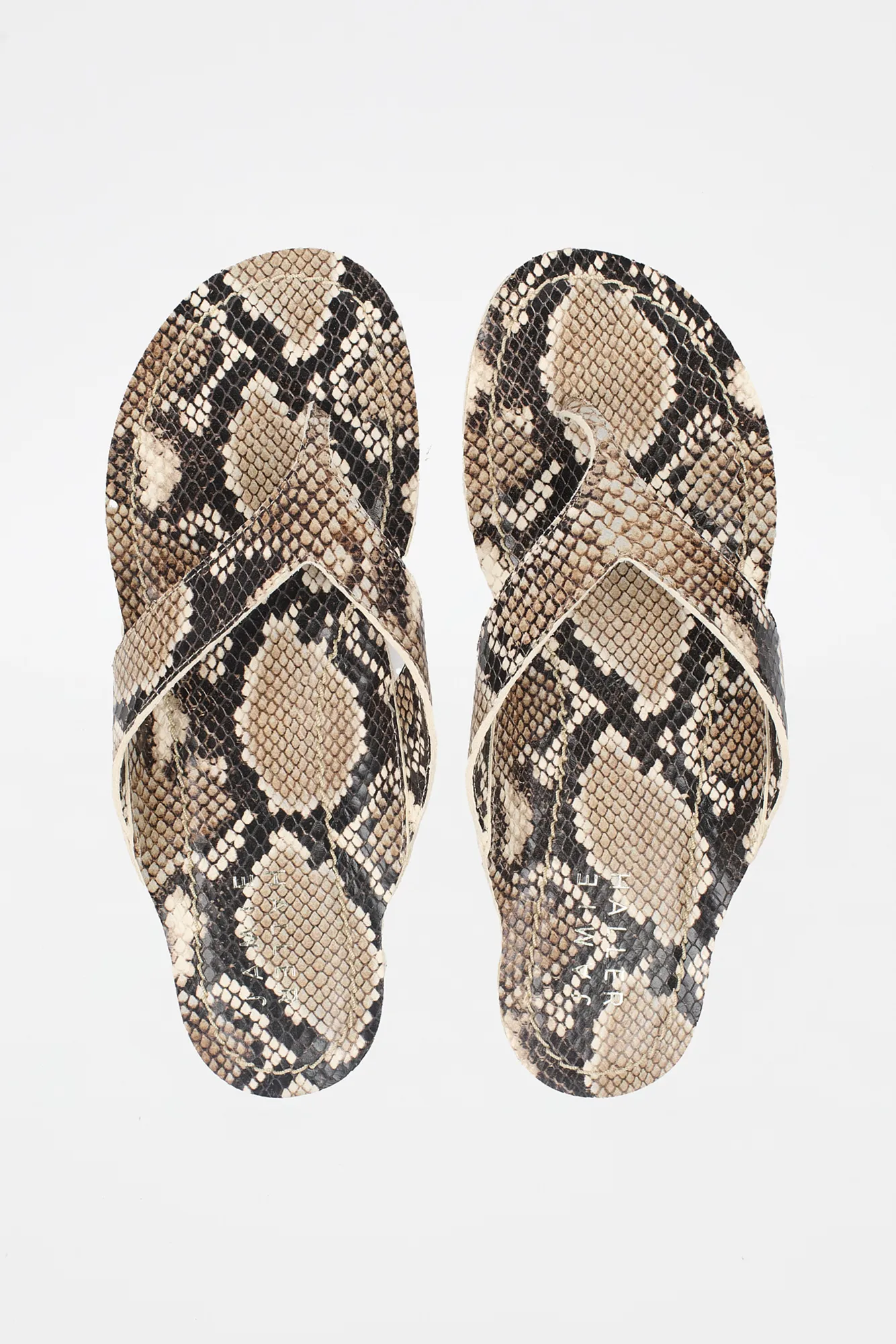 The San Diego Sandal in Taupe sold by Jamie Haller