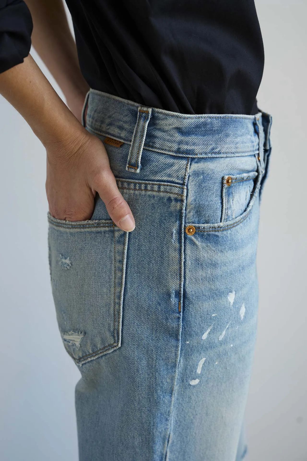 The Slouch in Merced Indigo sold by Jamie Haller product image thumbnail 3