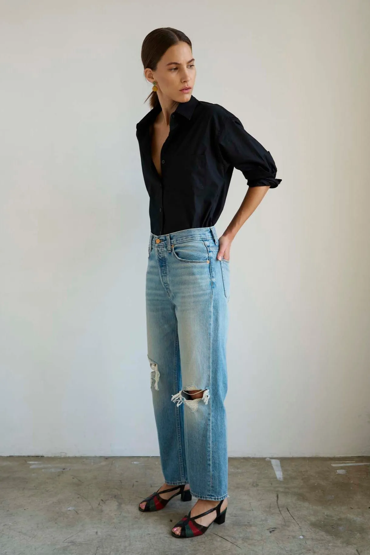 The Slouch in Merced Indigo sold by Jamie Haller product image thumbnail 2