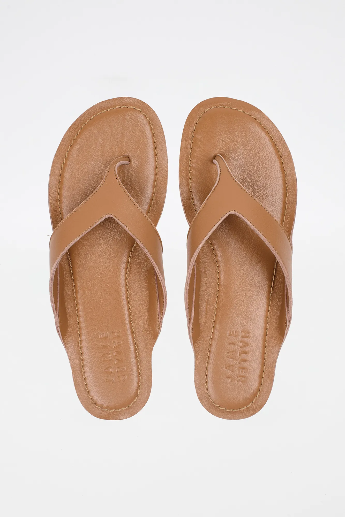 The San Diego Sandal in Camel sold by Jamie Haller