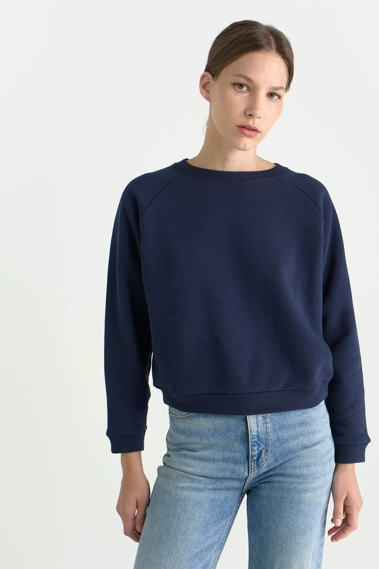 The Daily Sweatshirt in Navy sold by Jamie Haller product image thumbnail 5