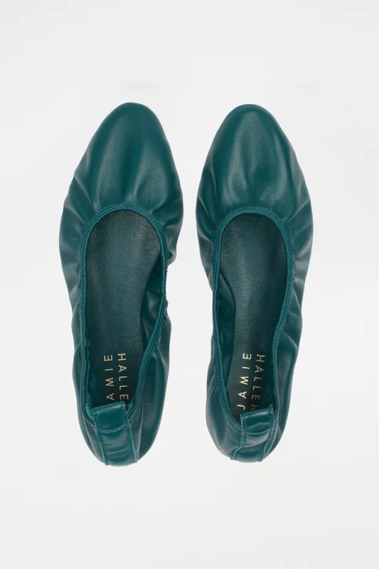 The Cove Slipper in Teal made by Jamie Haller