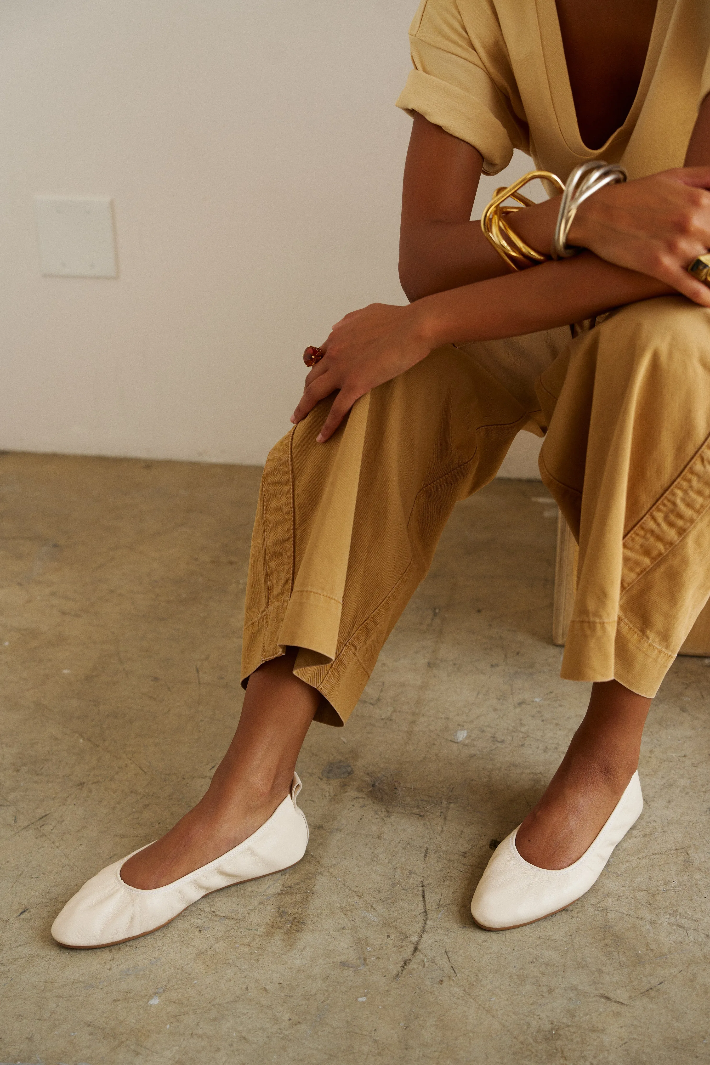 The Cove Slipper in Latte sold by Jamie Haller product image thumbnail 5