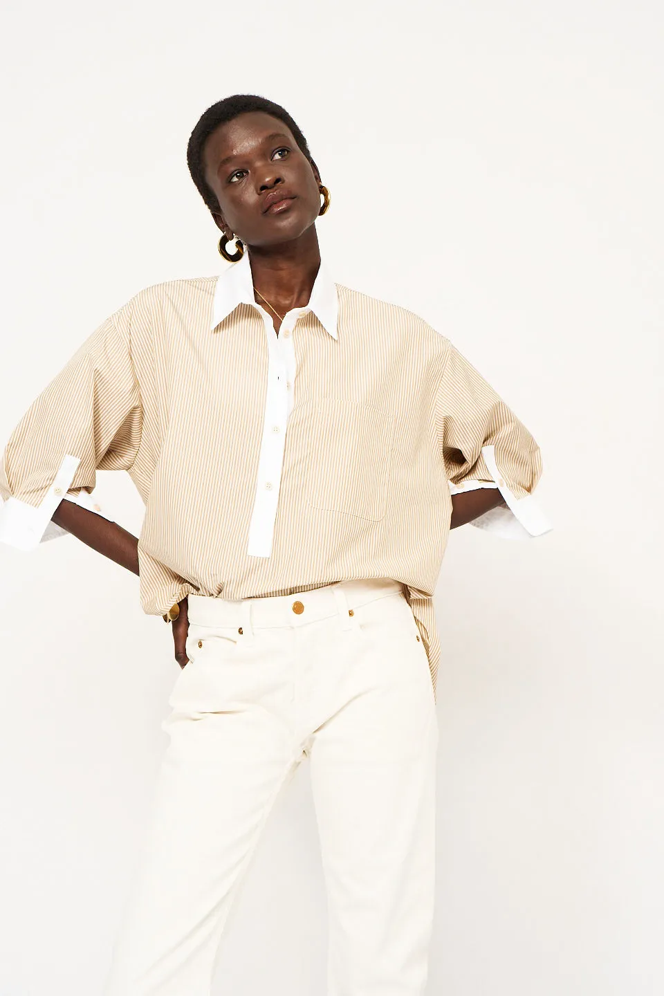 The Popover in Honey Stripe sold by Jamie Haller product image thumbnail 2