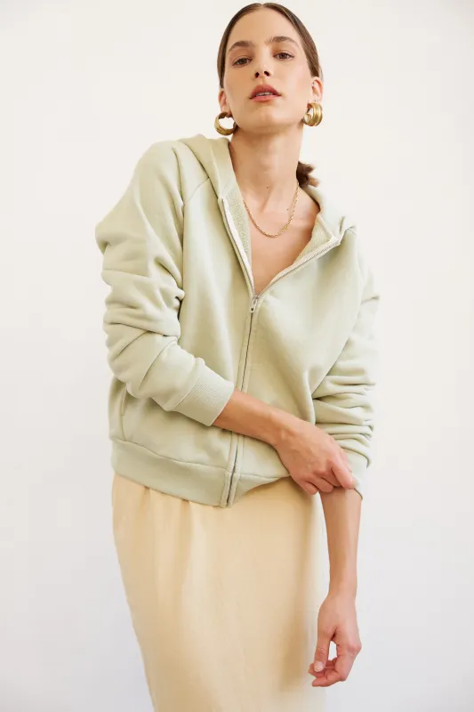 The Bird Hoodie in Pistachio made by Jamie Haller