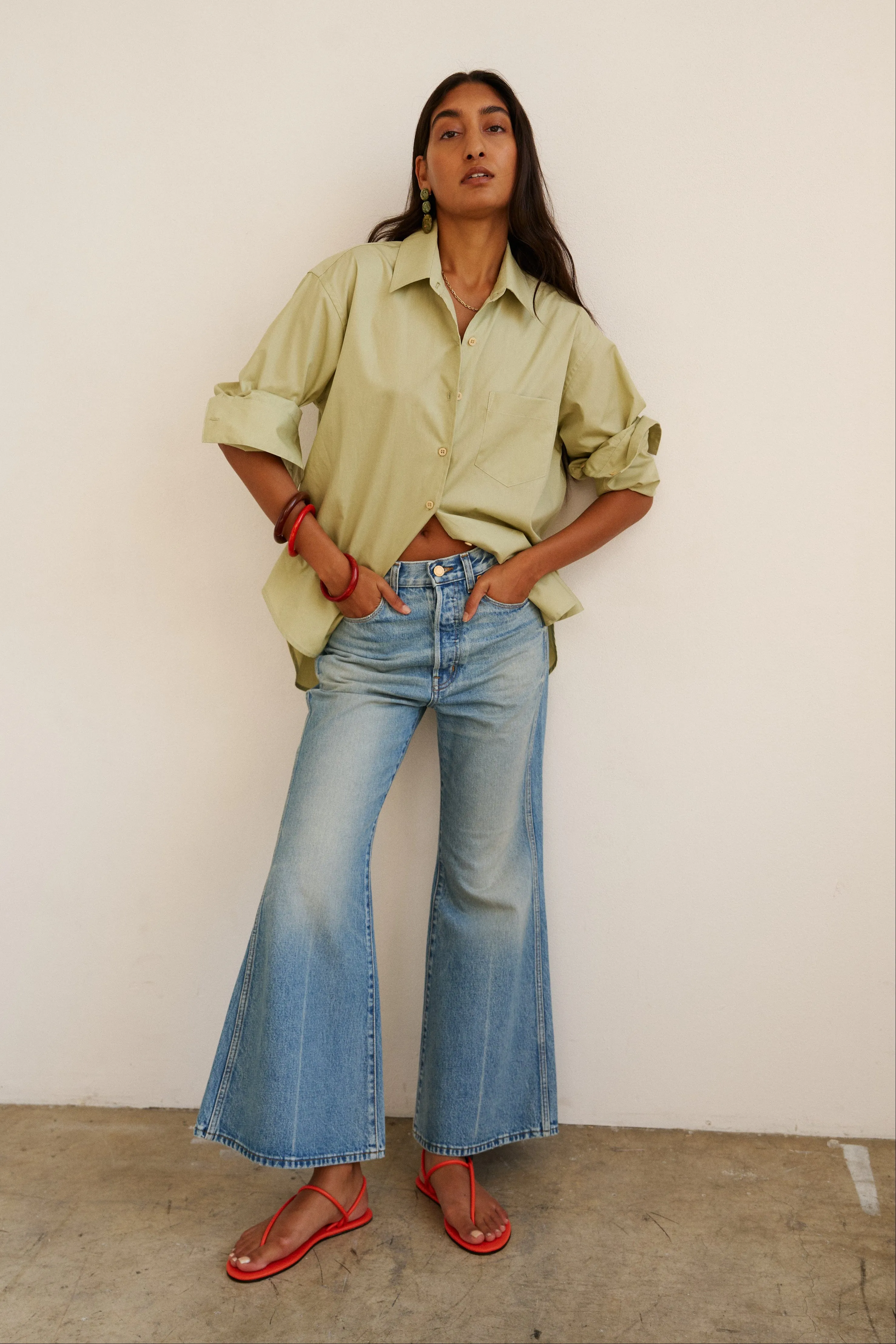 The Bell Crop in Beach Indigo sold by Jamie Haller