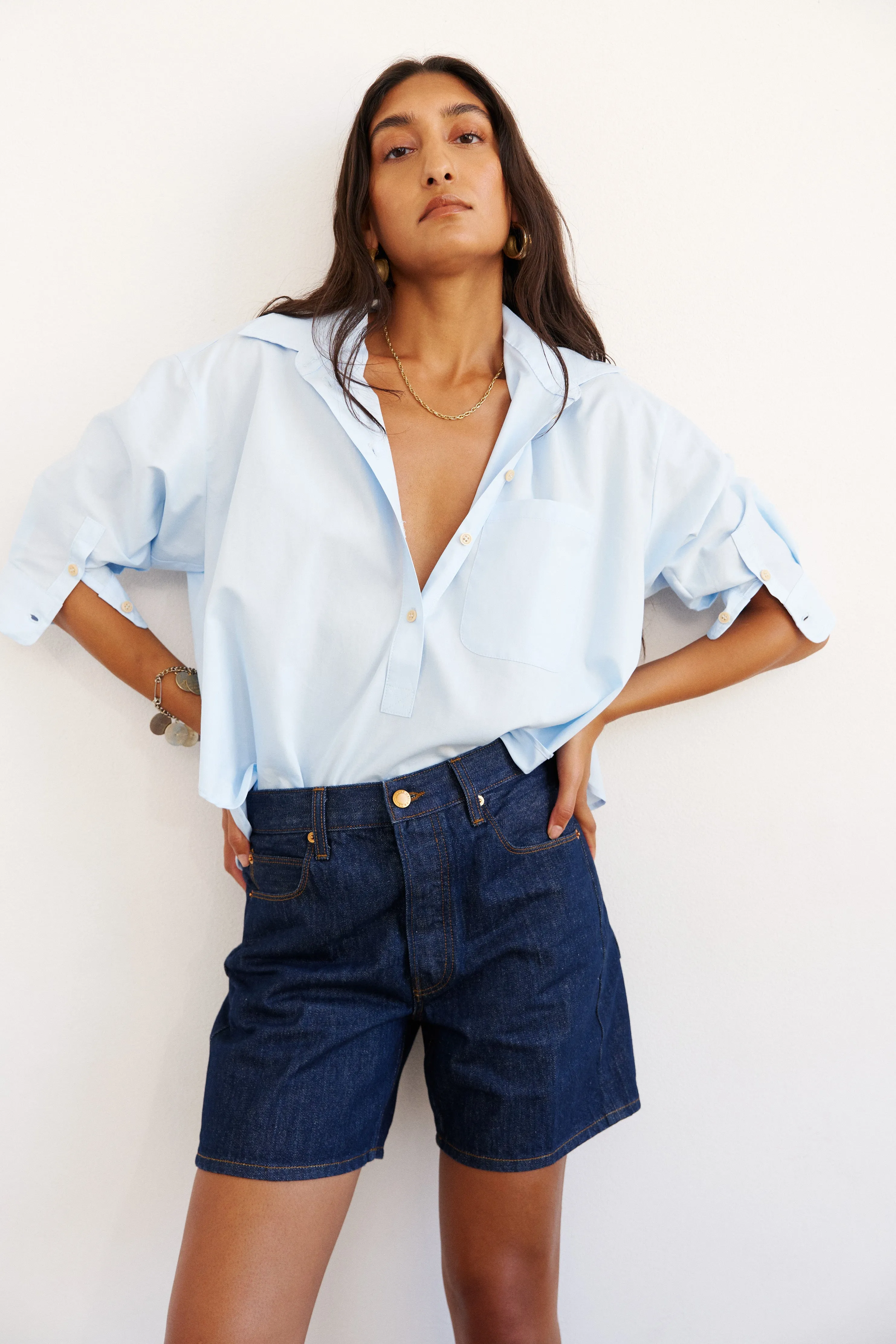 The Tailor Short in Raw Rinse sold by Jamie Haller product image thumbnail 3