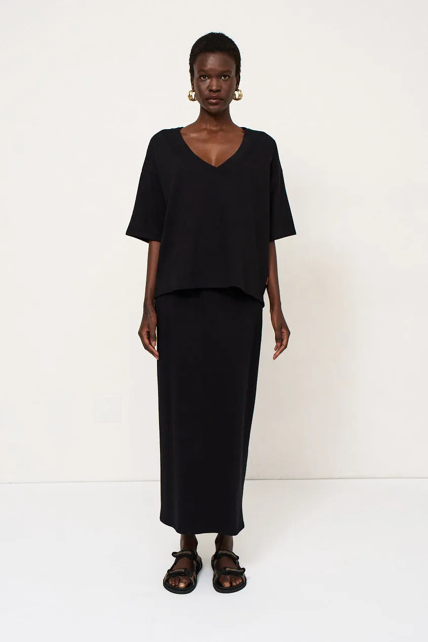 The V Tee in Black sold by Jamie Haller product image thumbnail 4