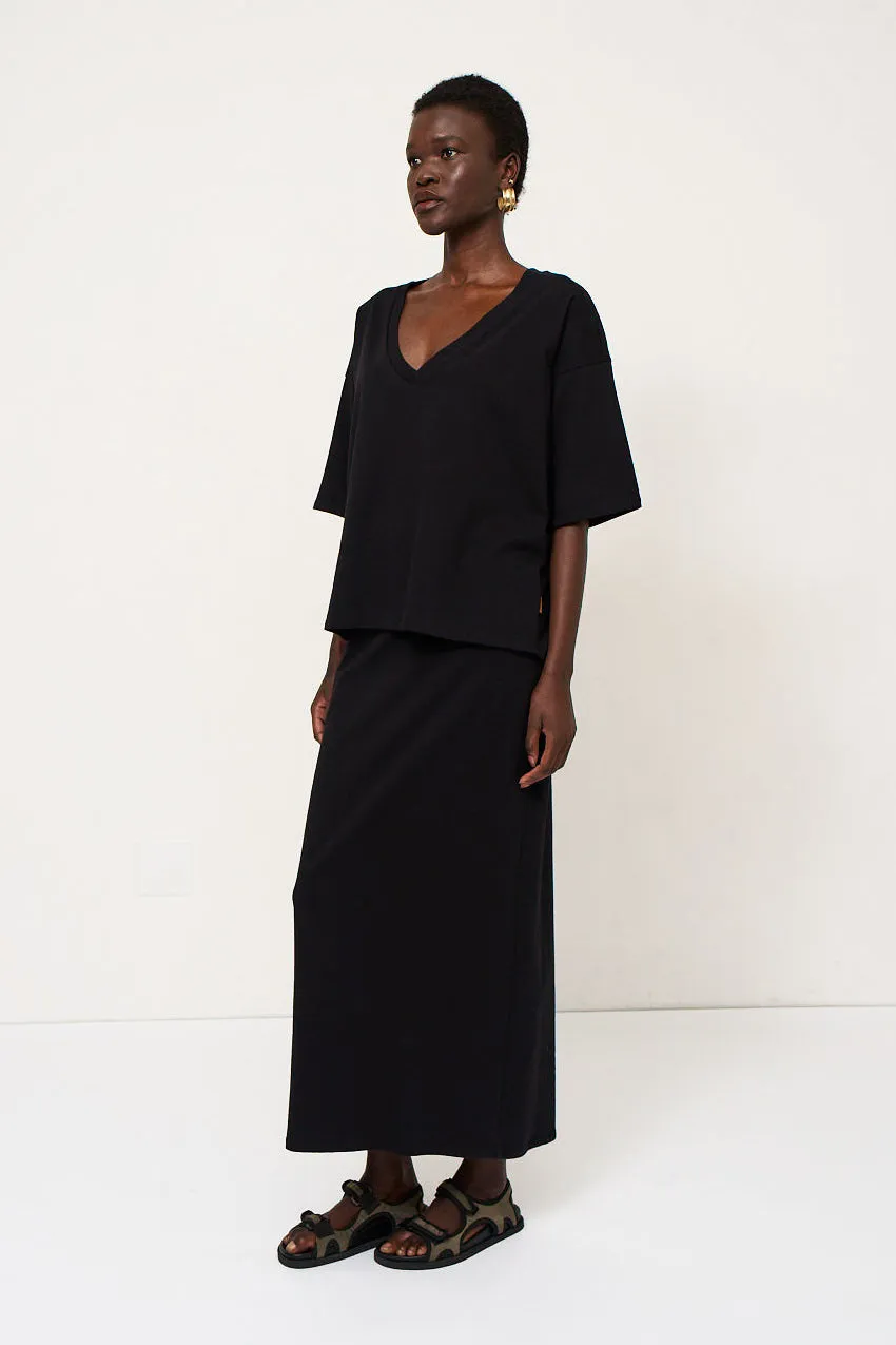 The V Tee in Black sold by Jamie Haller product image thumbnail 5