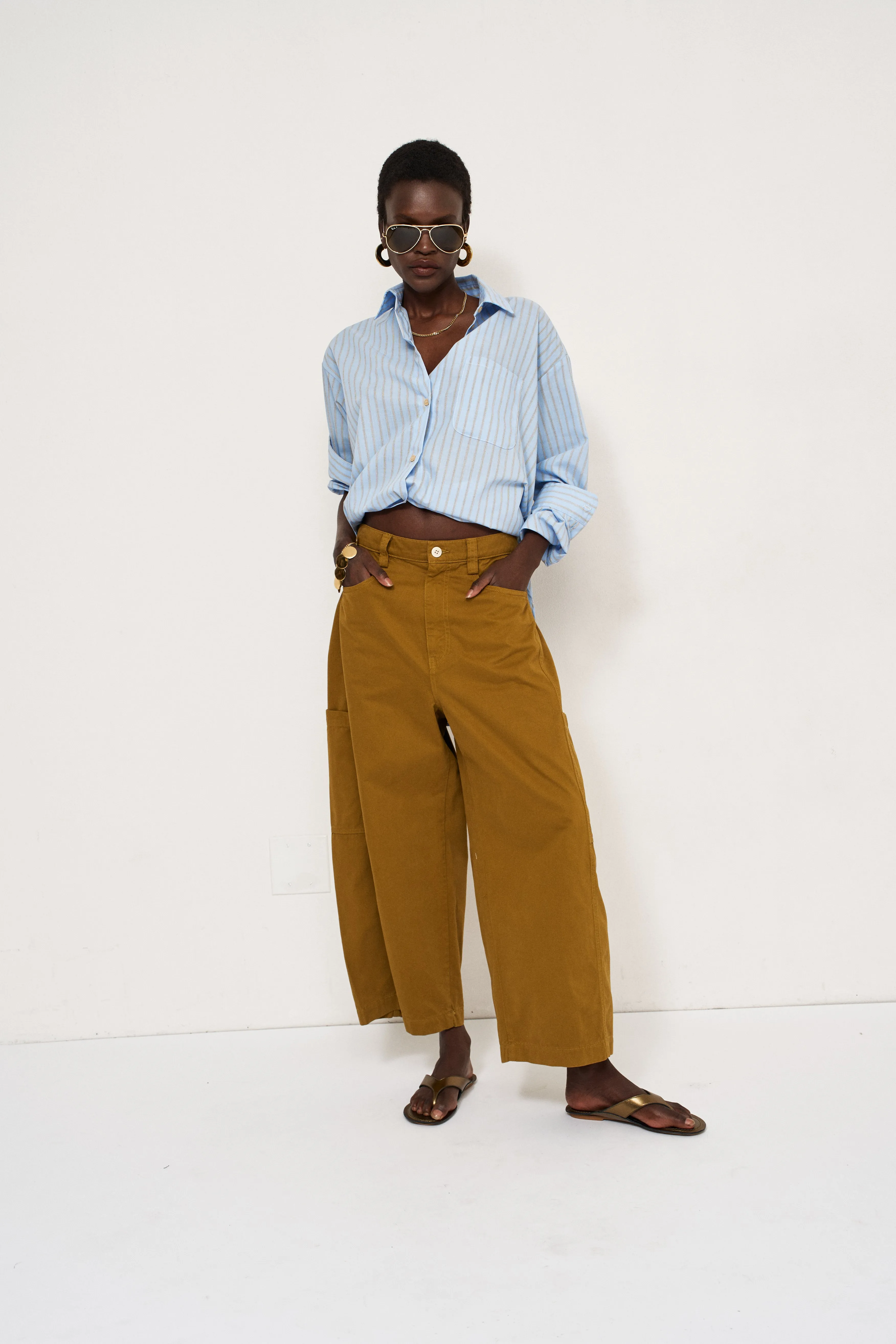 The Baggy Painter Crop in Avo sold by Jamie Haller product image thumbnail 4