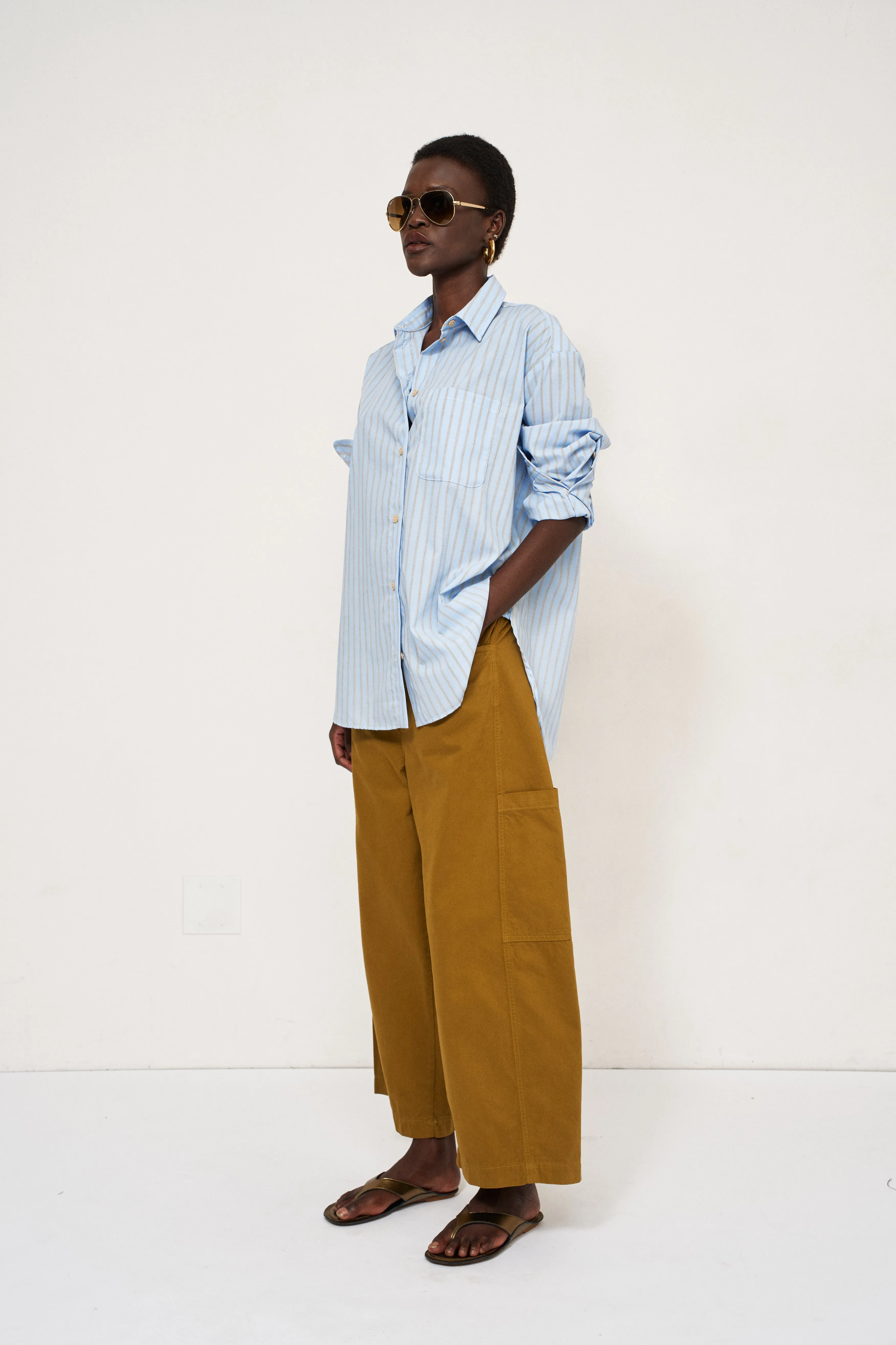 The Baggy Painter Crop in Avo sold by Jamie Haller product image thumbnail 5