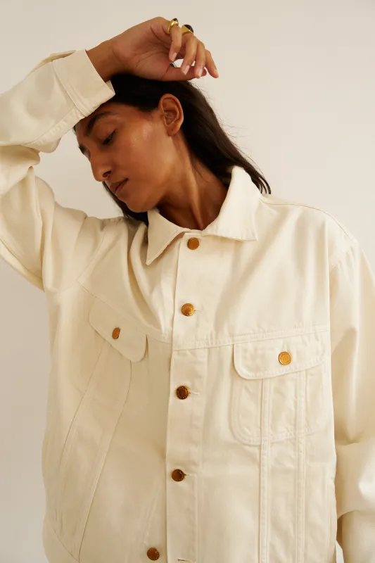 The Loverboy Jacket in Ecru made by Jamie Haller