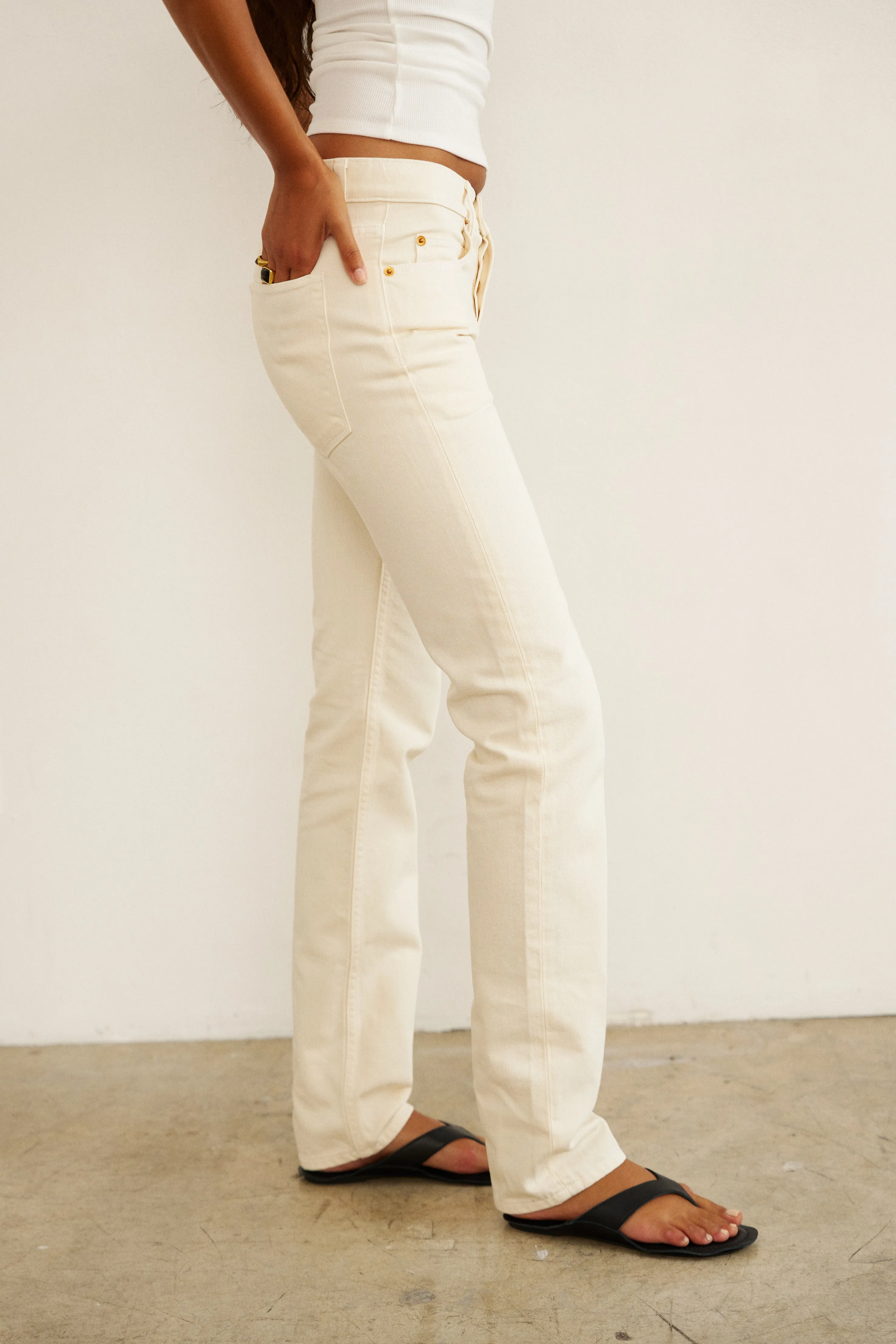 The Low in Ecru sold by Jamie Haller product image thumbnail 5
