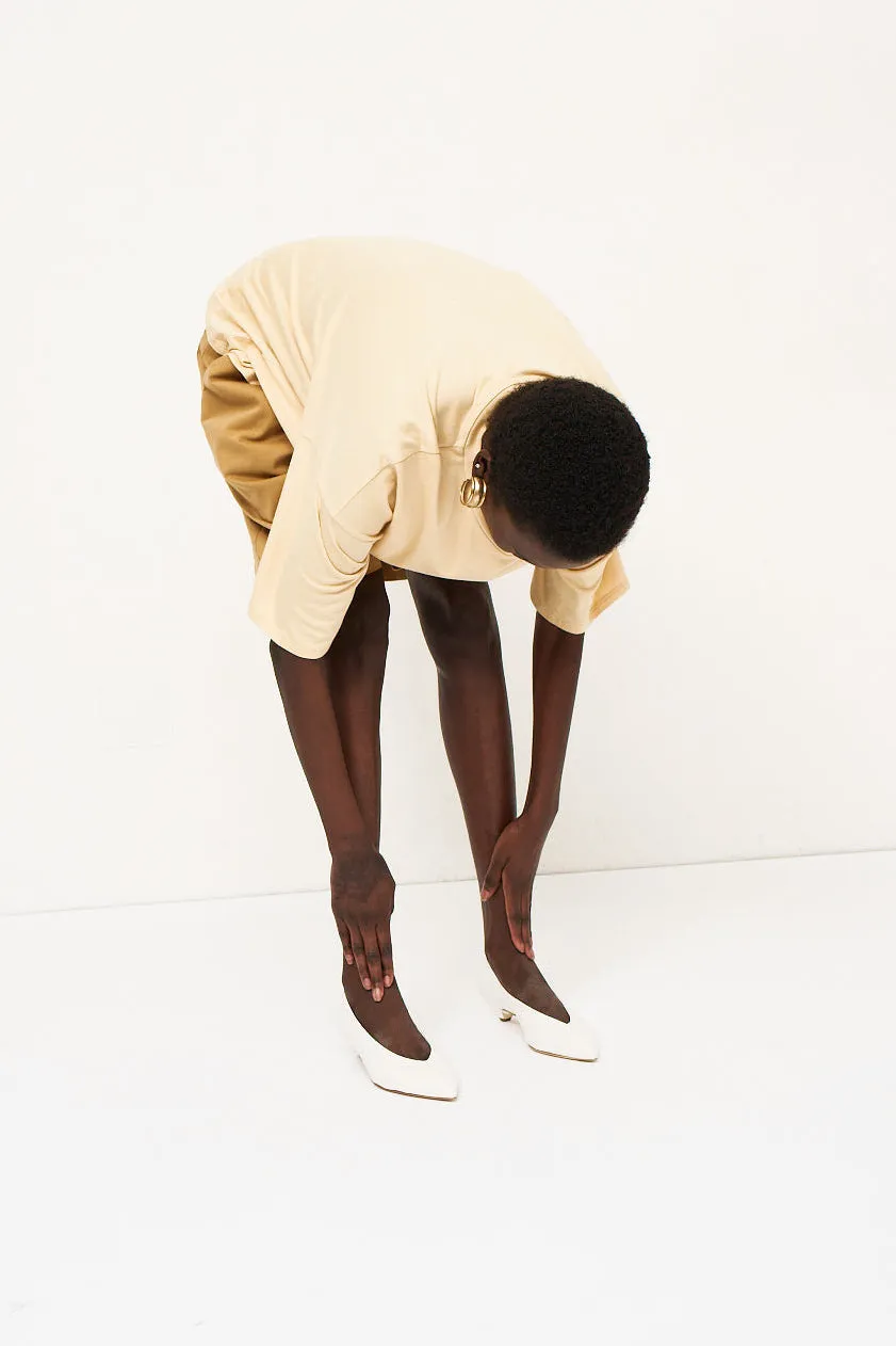 The Draped Tee in Butter sold by Jamie Haller product image thumbnail 2