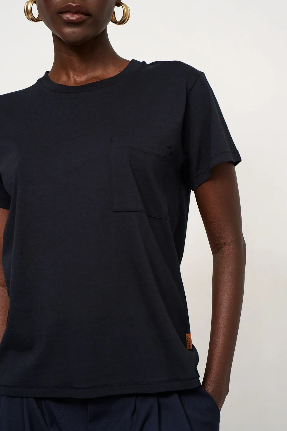 The Pocket Tee in Black sold by Jamie Haller product image thumbnail 3