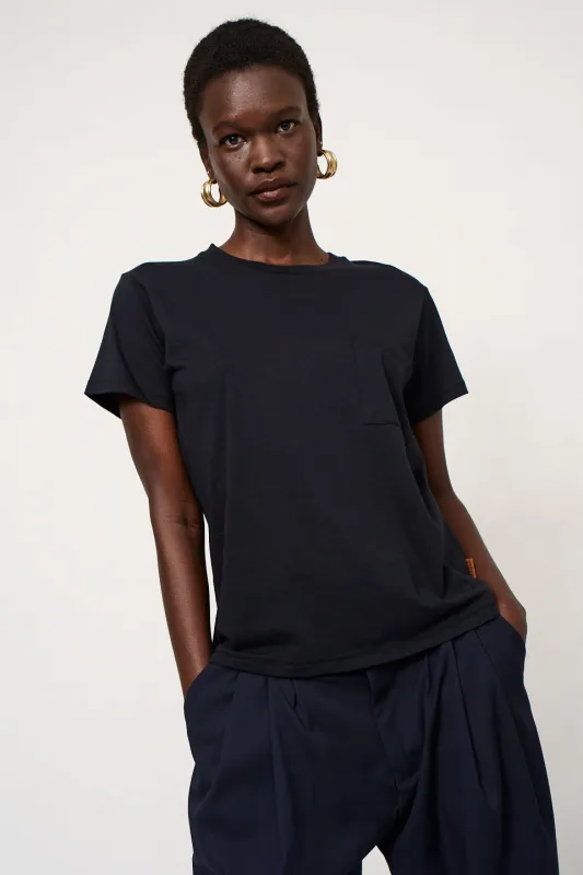The Pocket Tee in Black made by Jamie Haller