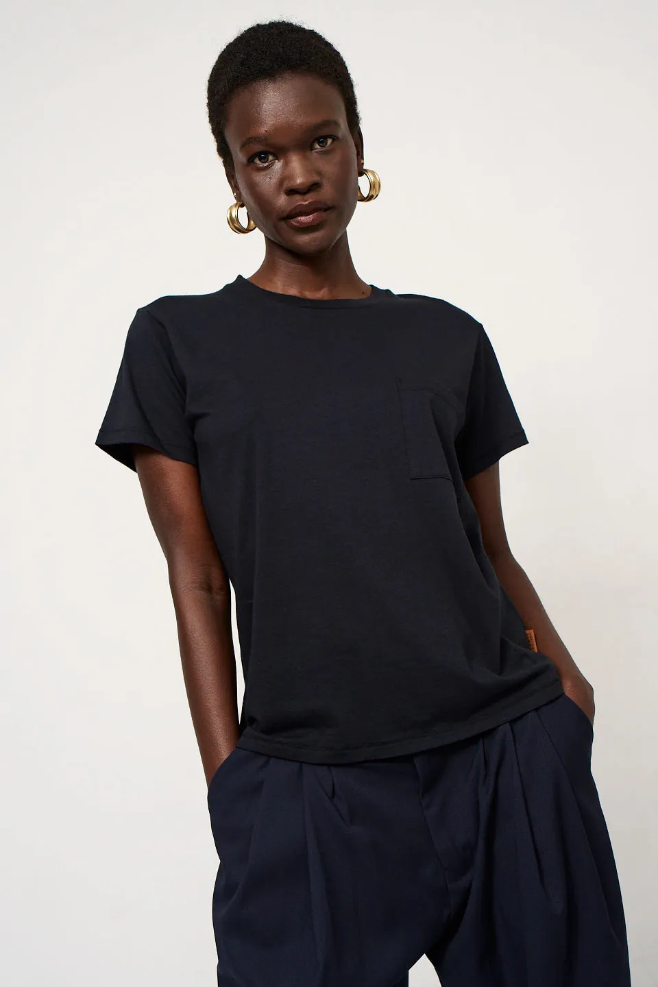 The Pocket Tee in Black sold by Jamie Haller