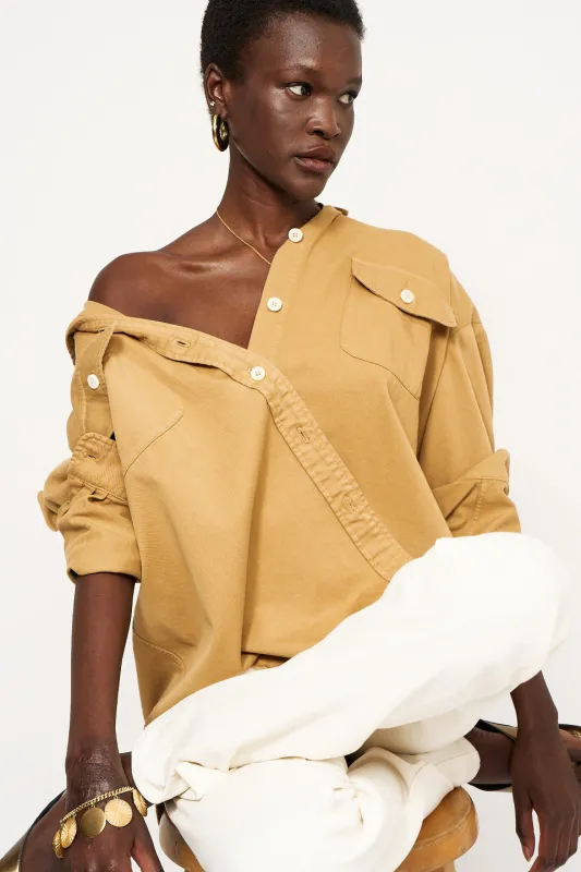 The Big Shirt in Tan made by Jamie Haller