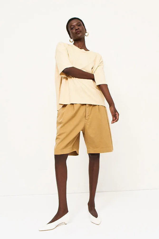 The Pleat Short in Tan sold by Jamie Haller product image thumbnail 3