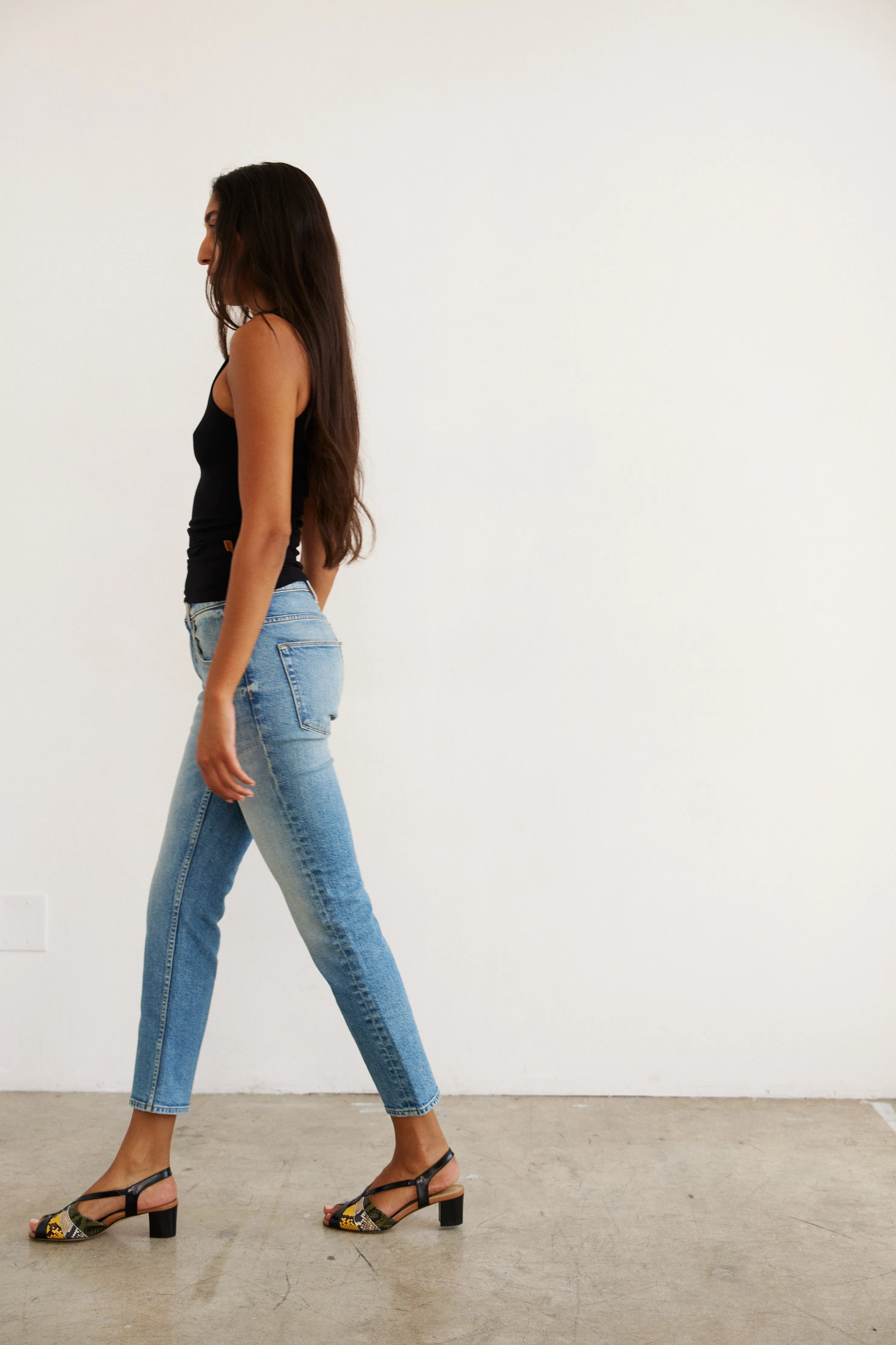 The Archive Heel in Citrus Snake sold by Jamie Haller product image thumbnail 5